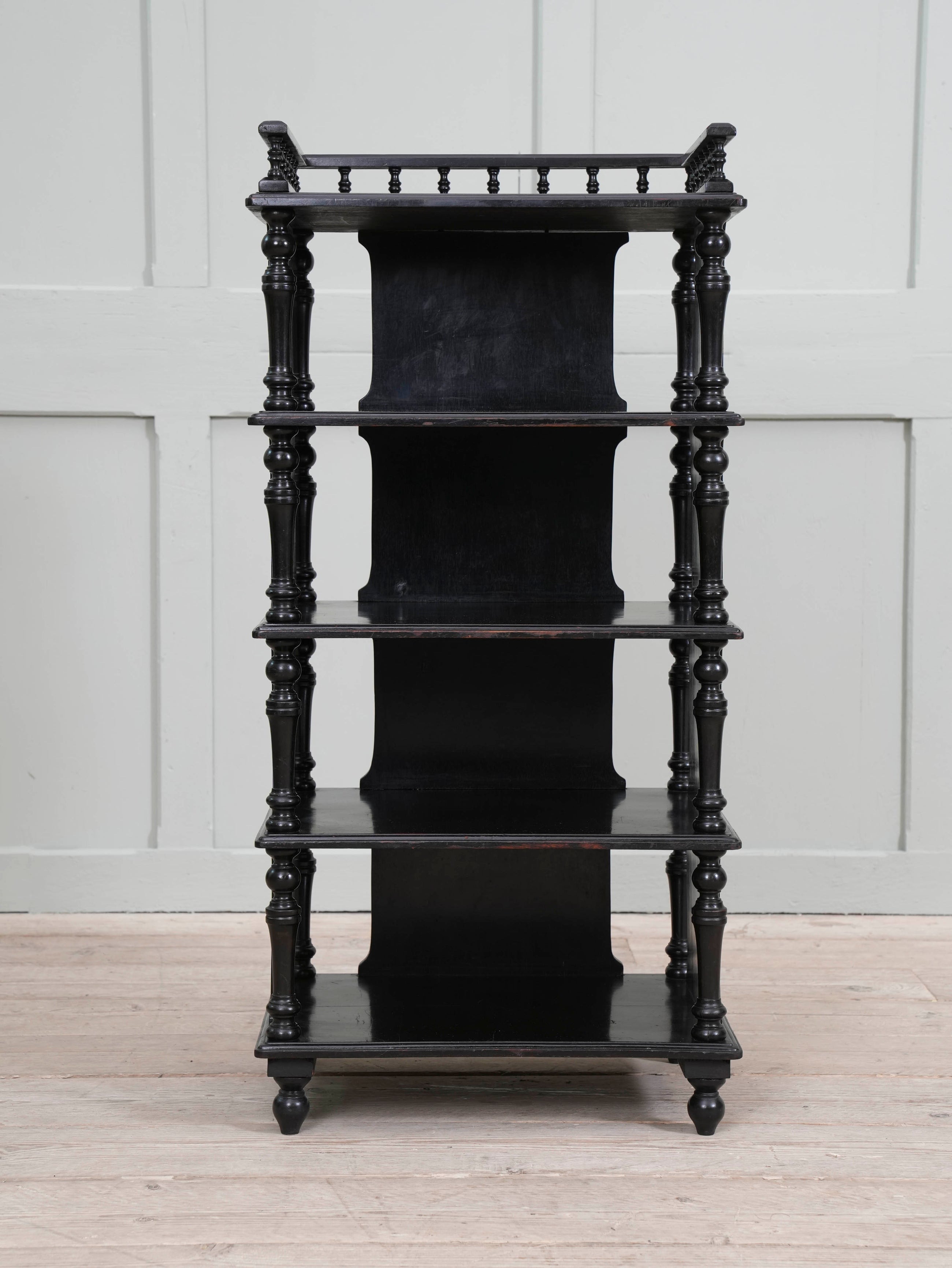 Ebonised Etagere