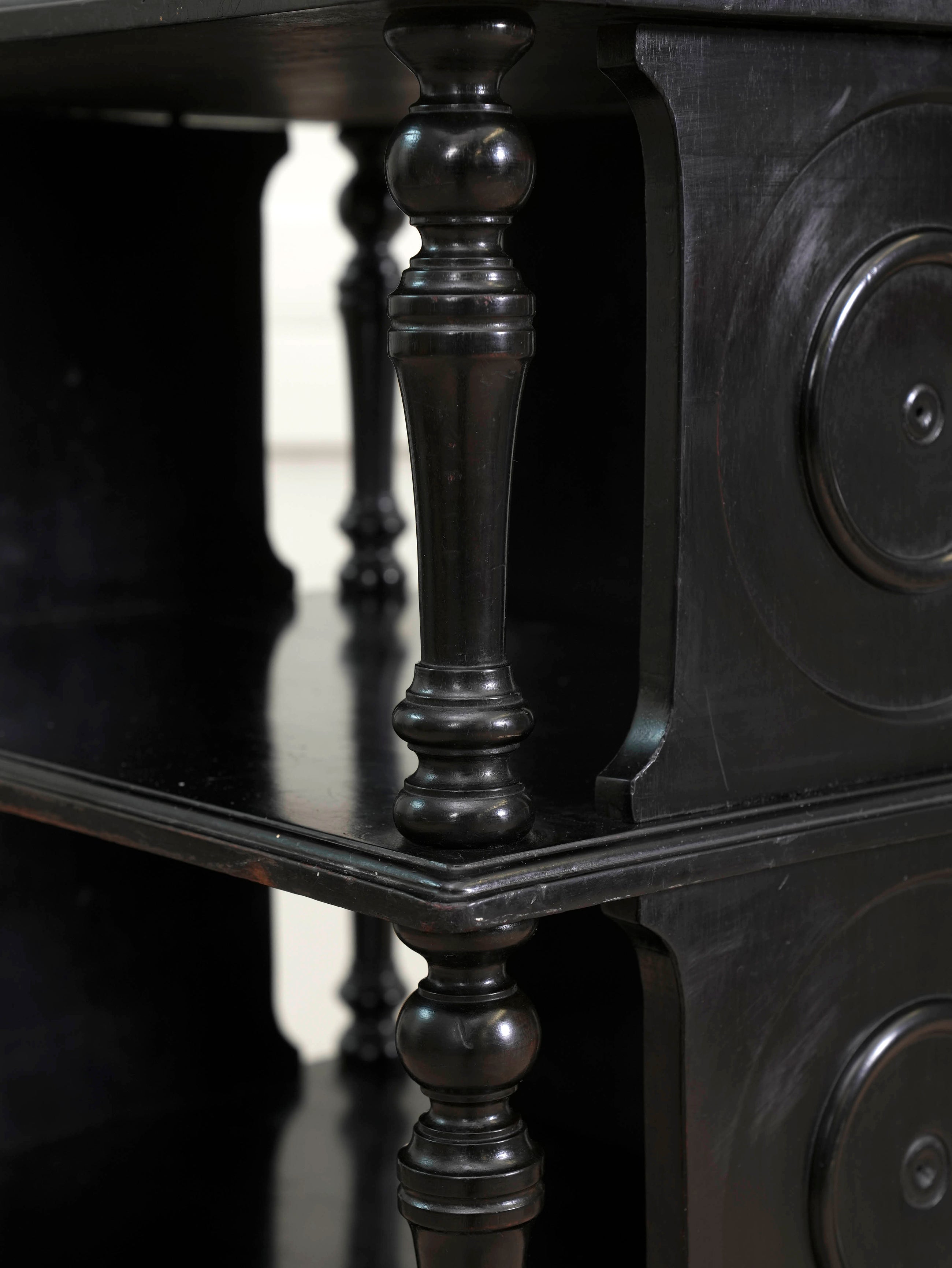 Ebonised Etagere