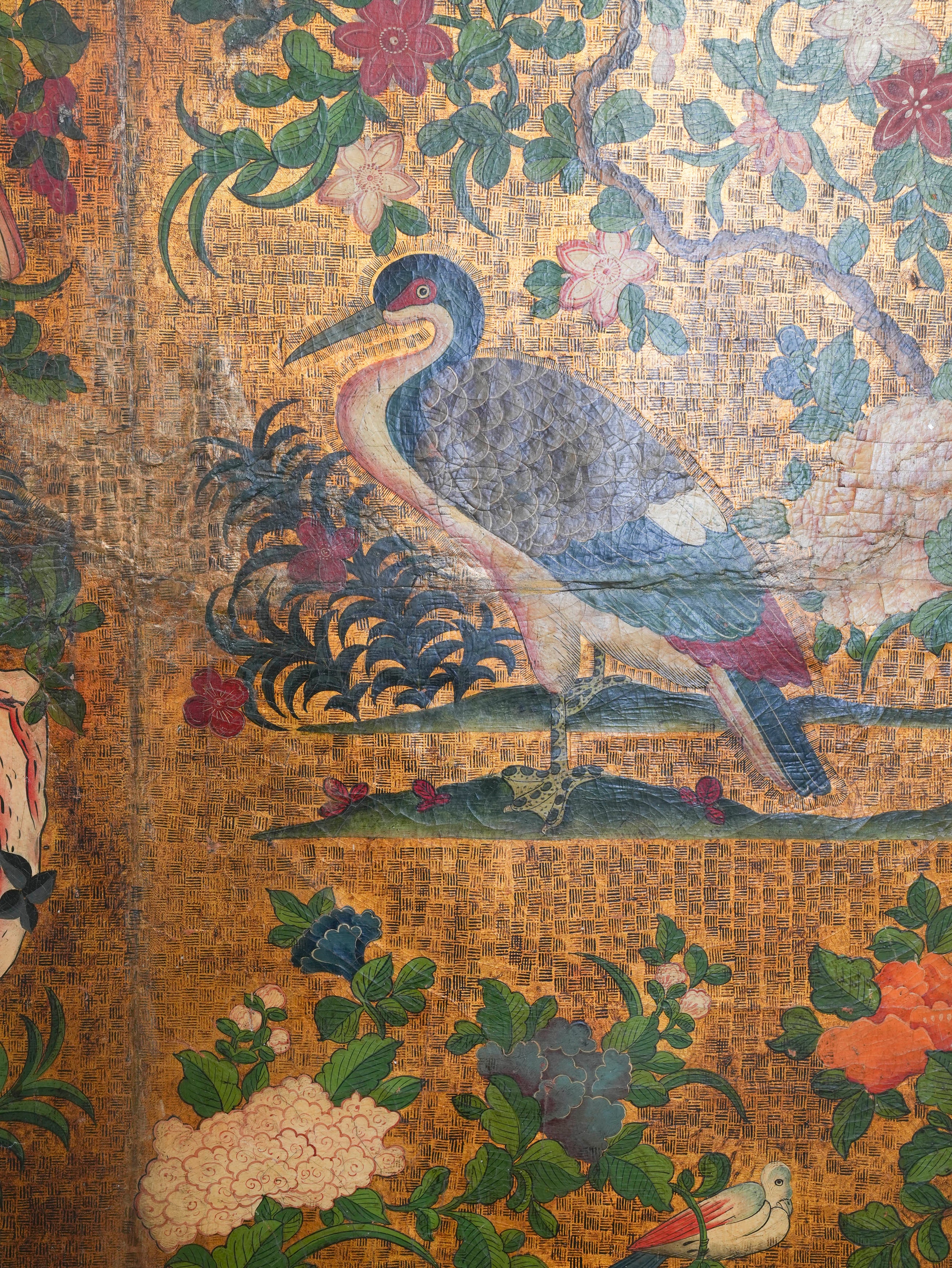 A Pair of Early 18th Century “Japanese” Leather Panels