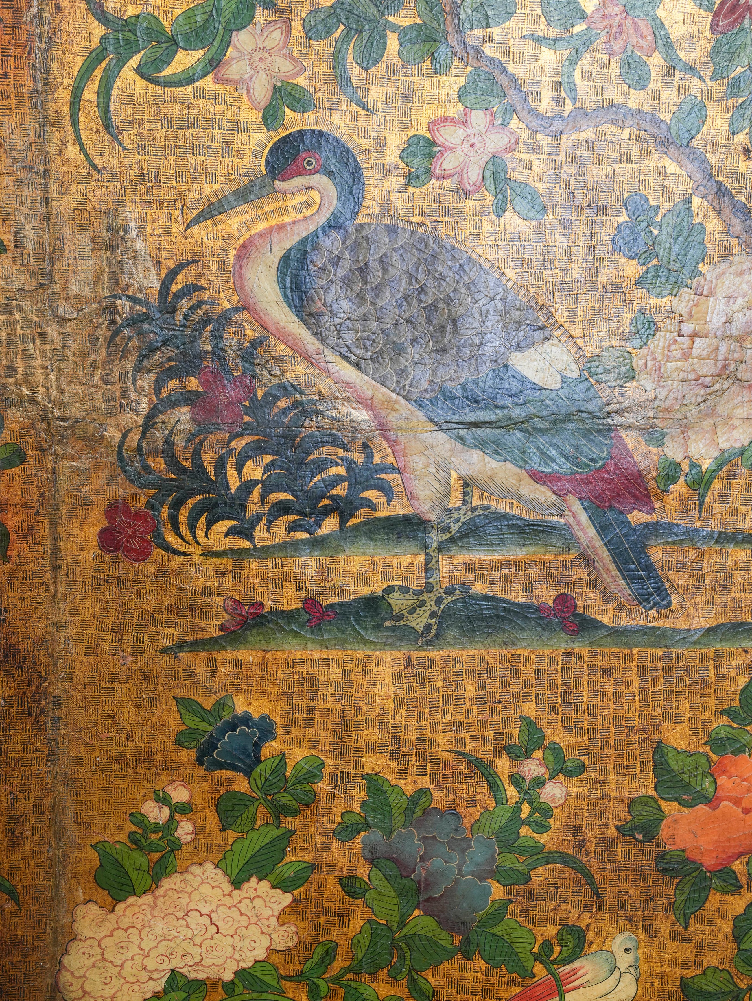 A Pair of Early 18th Century “Japanese” Leather Panels