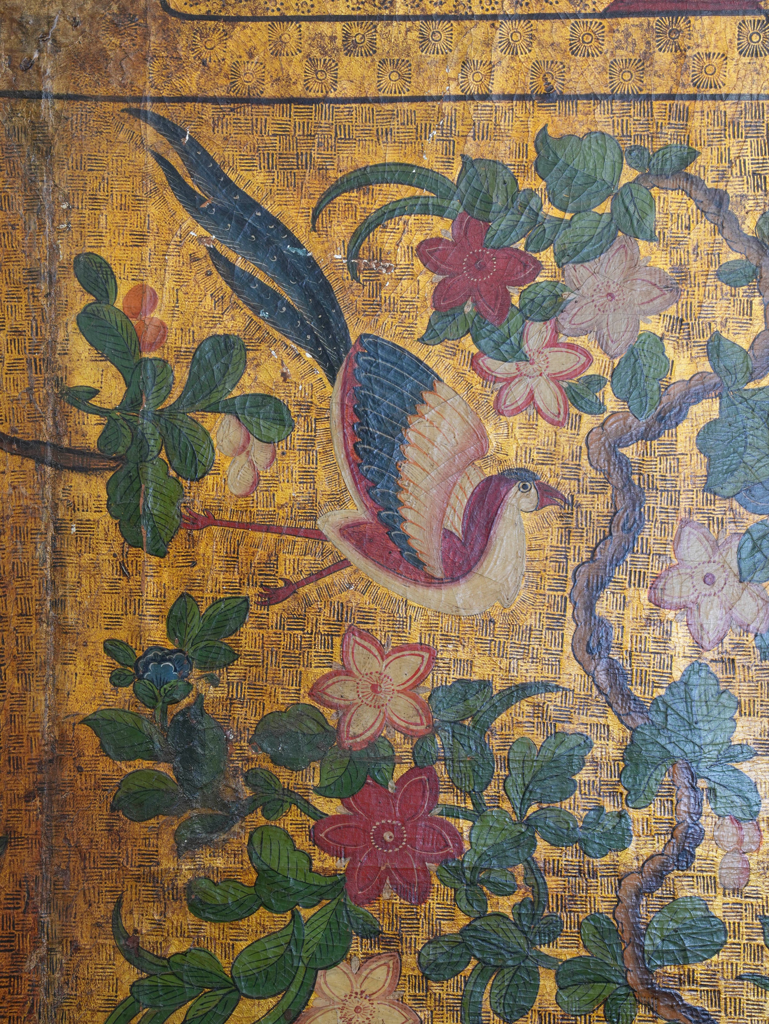 A Pair of Early 18th Century “Japanese” Leather Panels