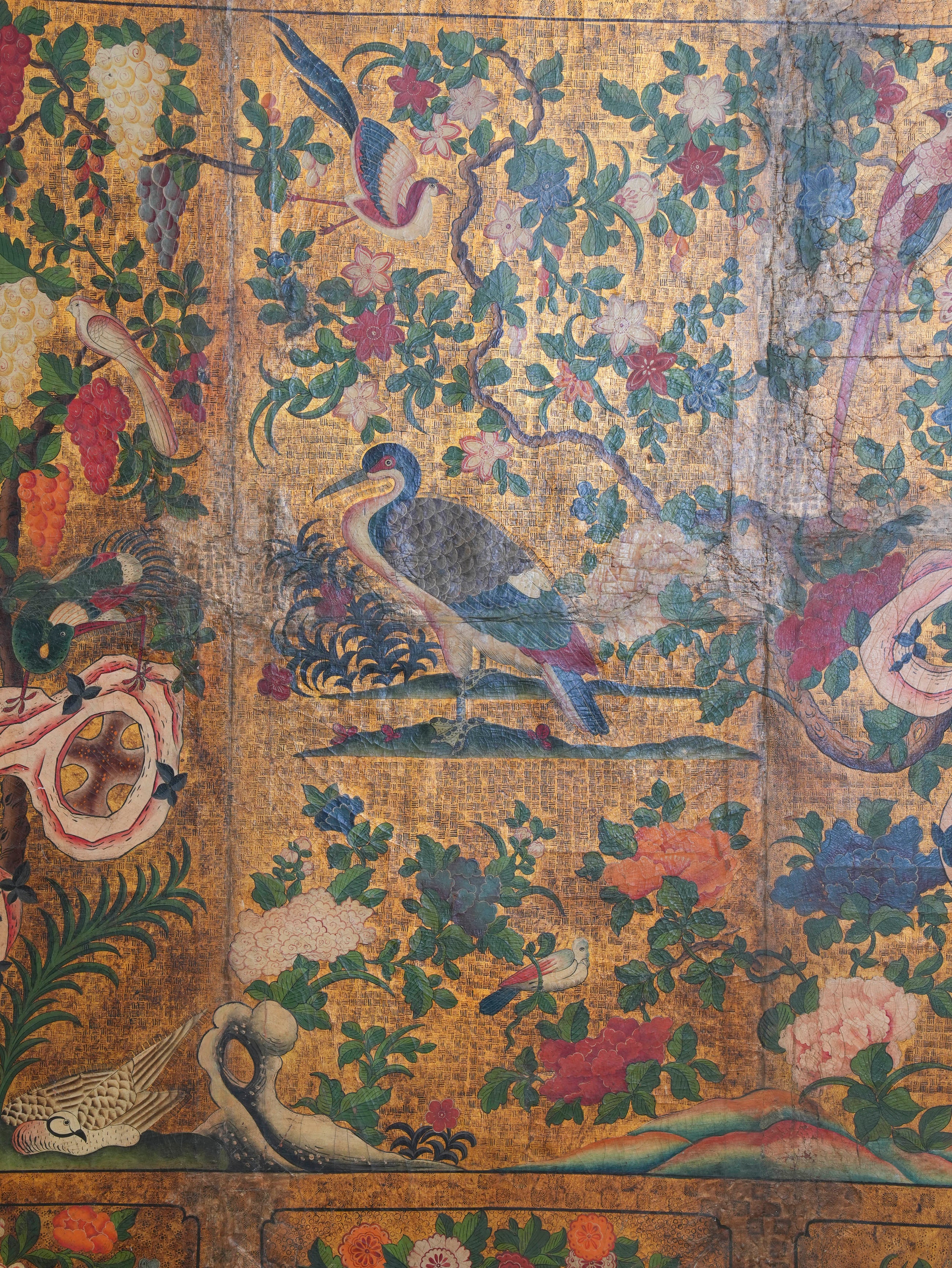 A Pair of Early 18th Century “Japanese” Leather Panels