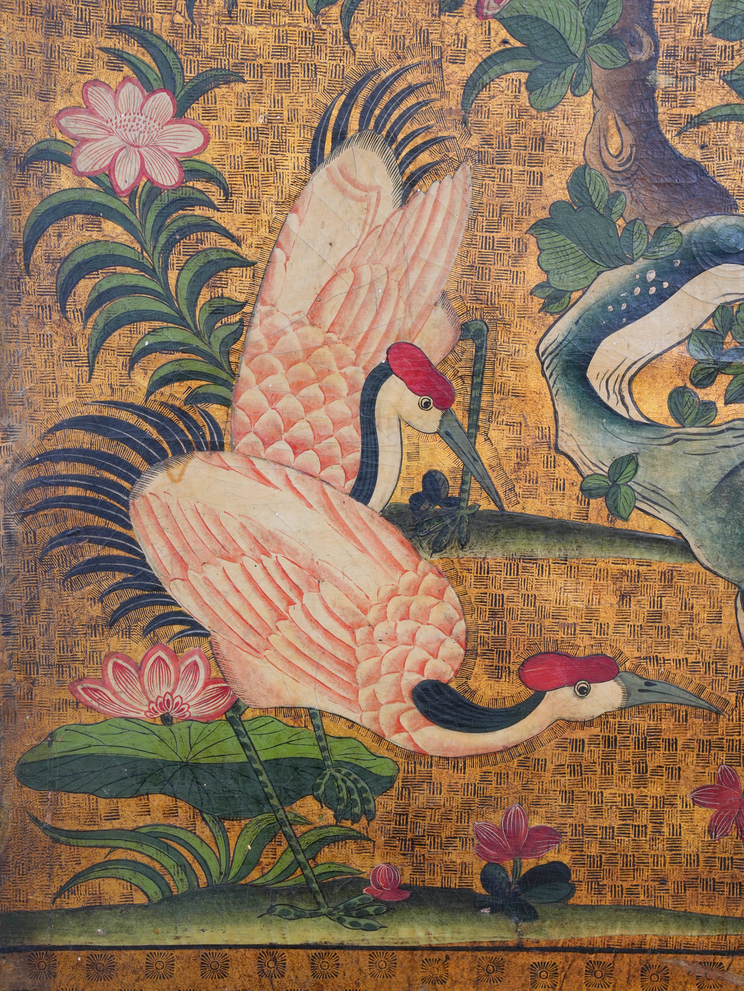 A Pair of Early 18th Century “Japanese” Leather Panels