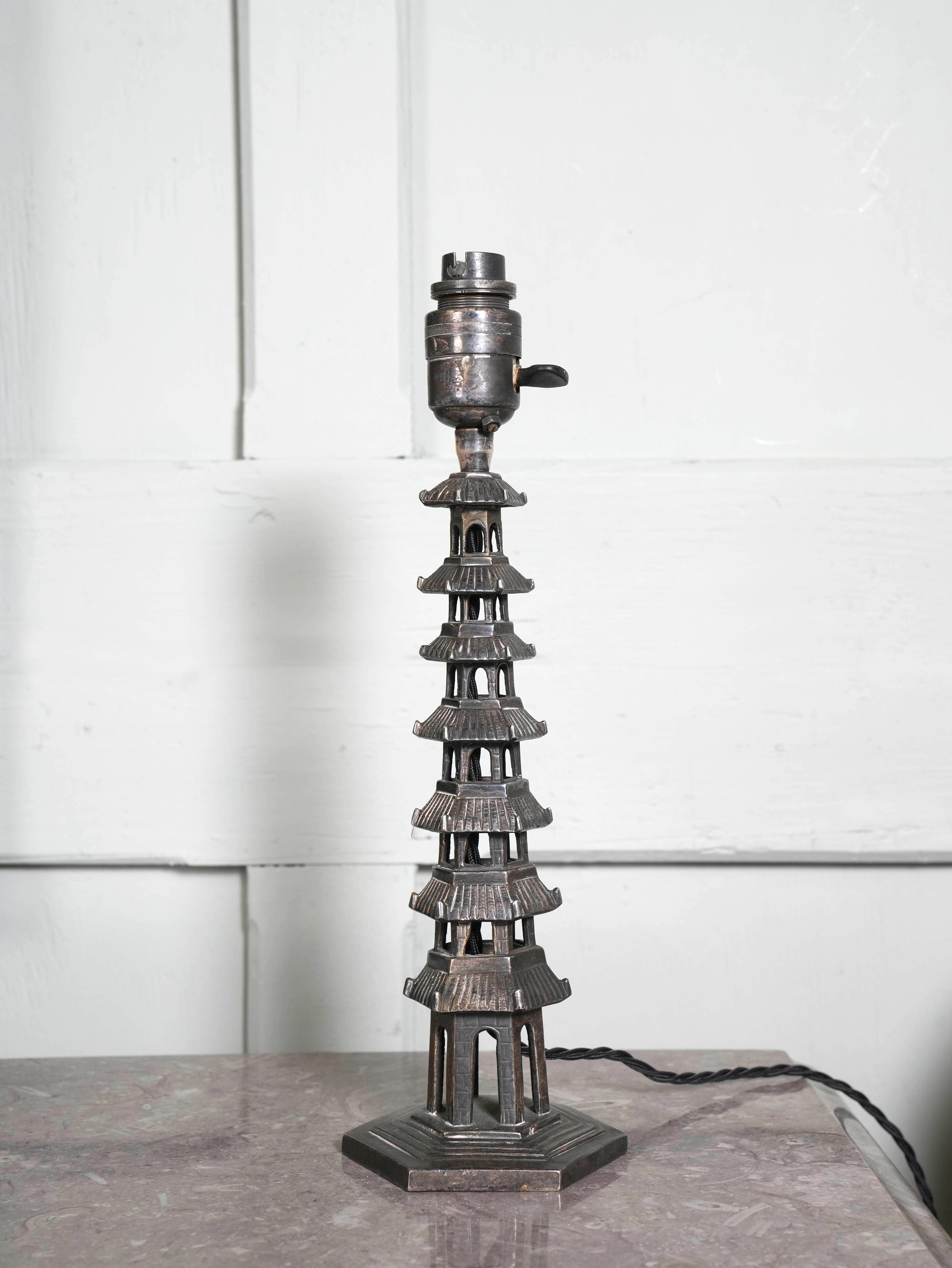 A Pagoda Table Lamp