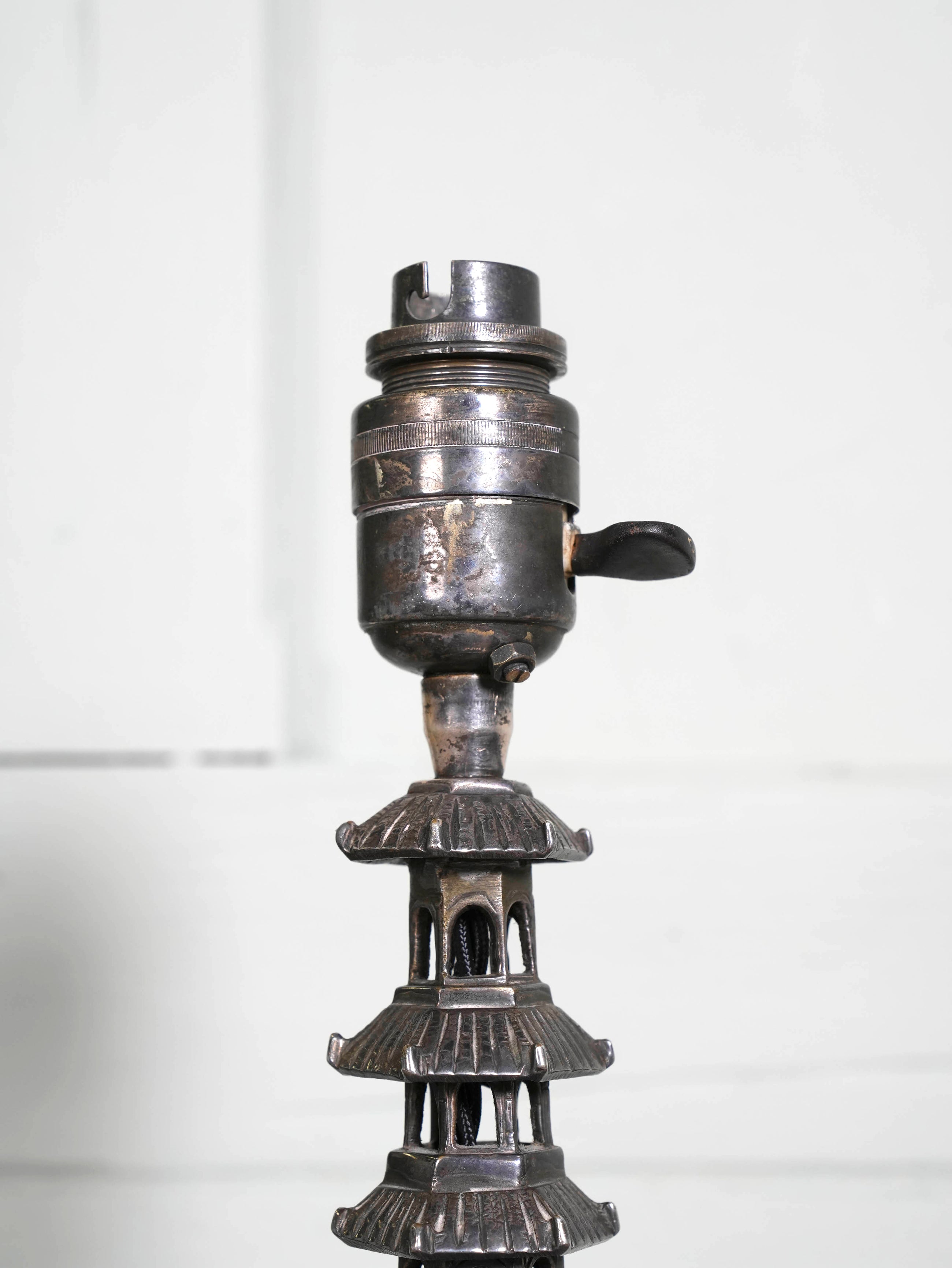 A Pagoda Table Lamp