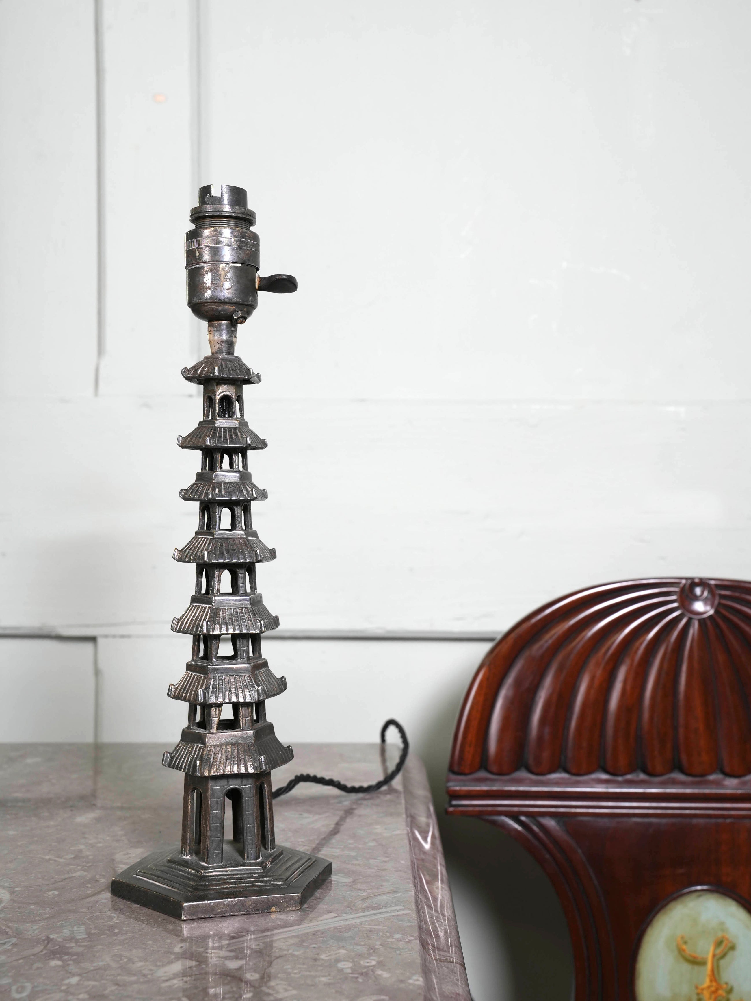 A Pagoda Table Lamp
