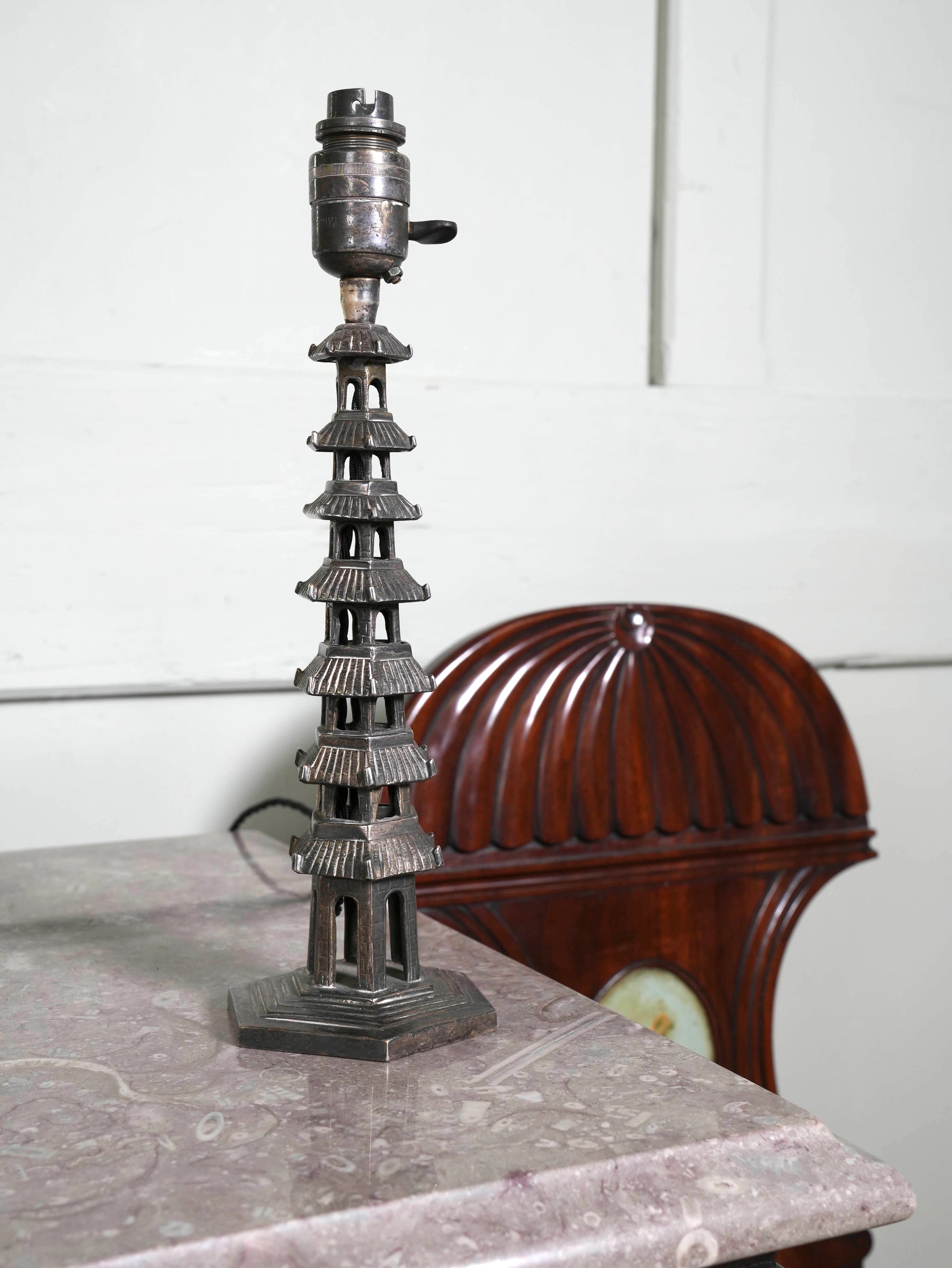 A Pagoda Table Lamp
