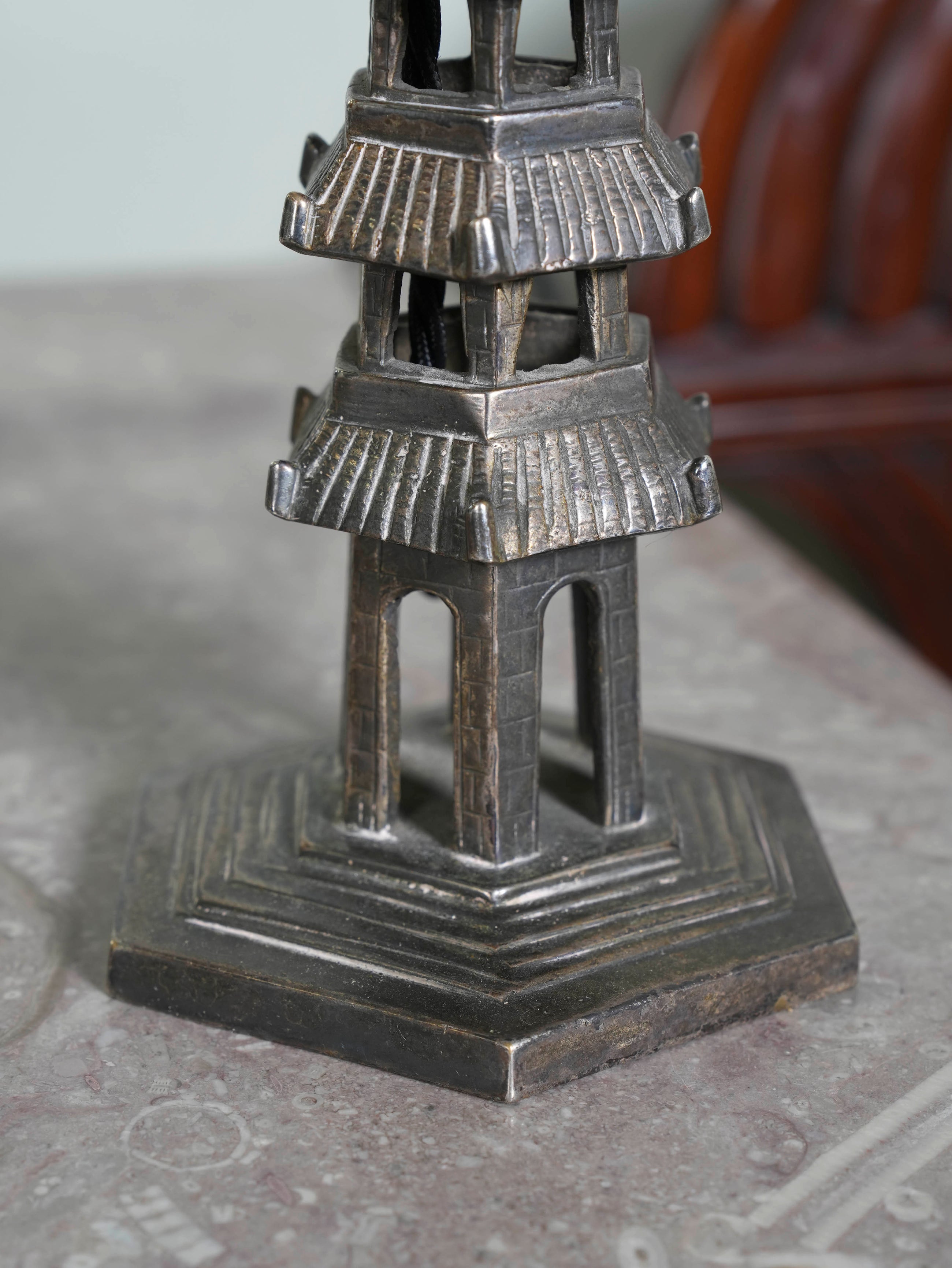 A Pagoda Table Lamp