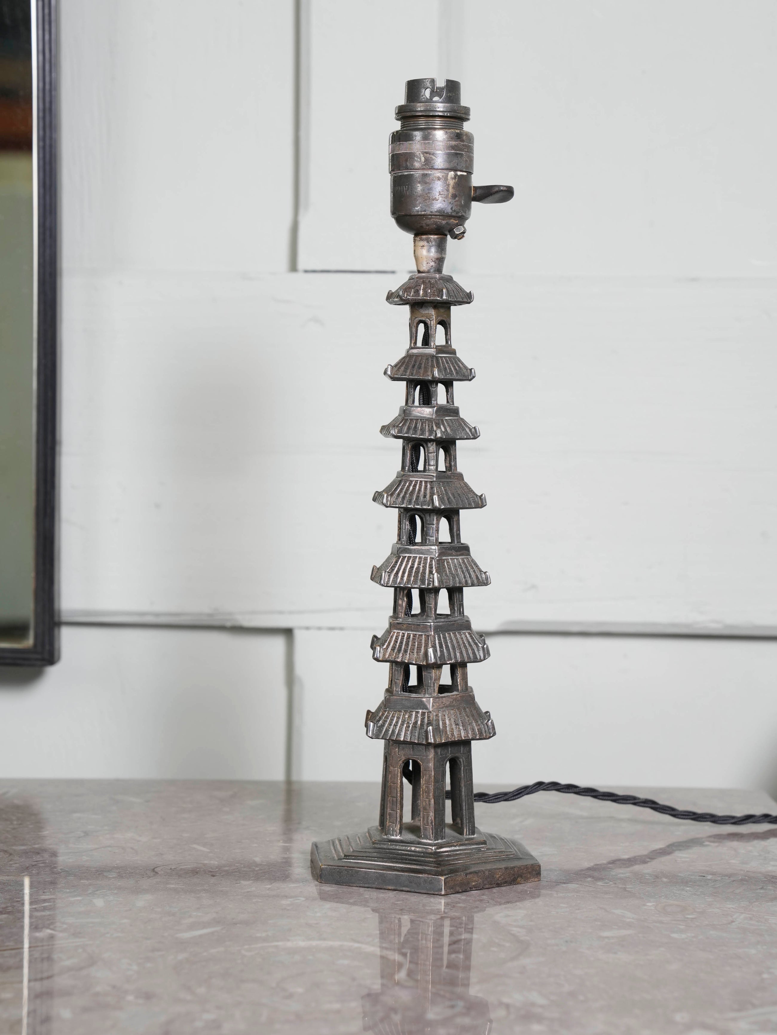 A Pagoda Table Lamp
