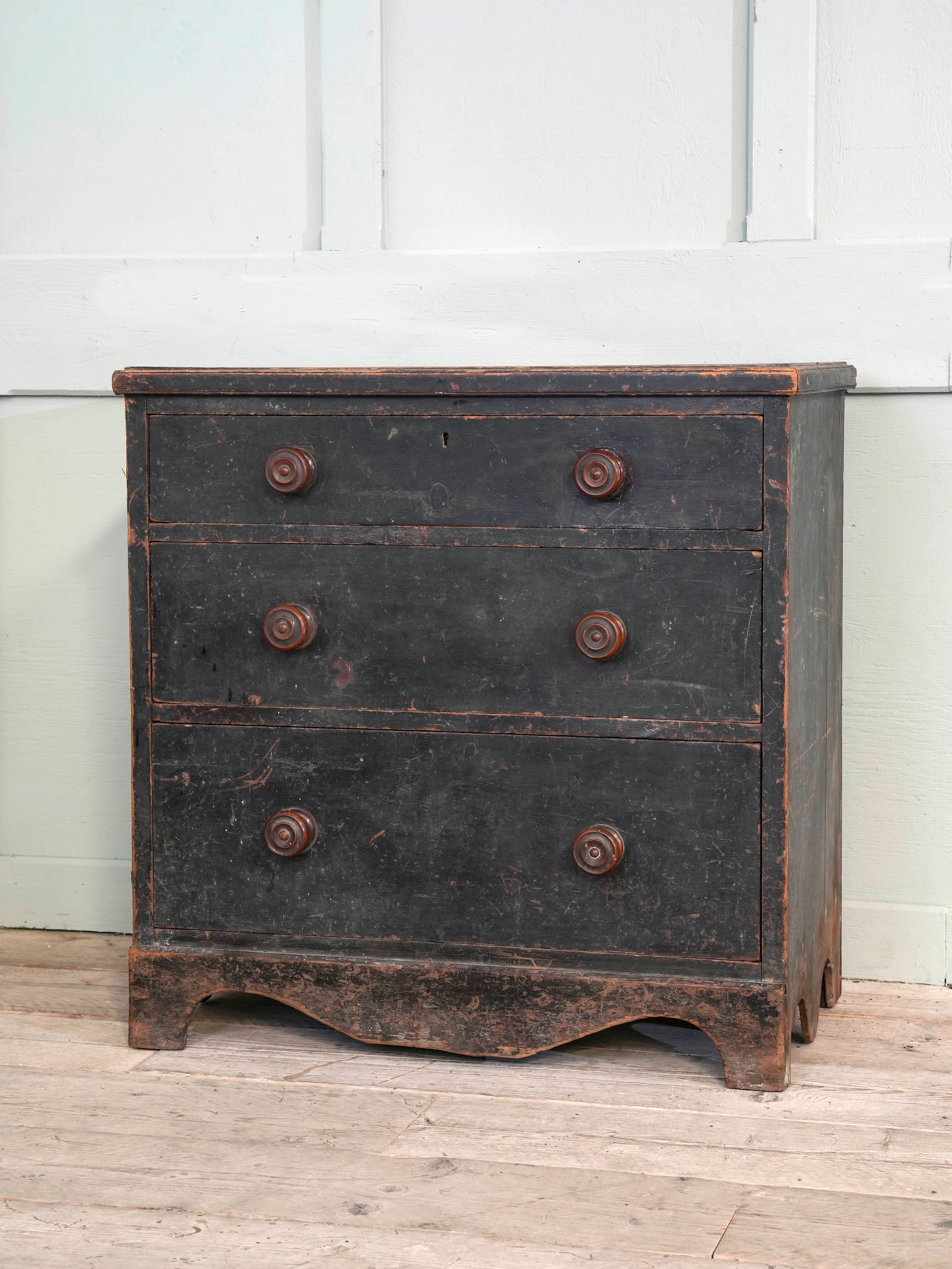 A 19th Century Painted Pine Chest of Drawers