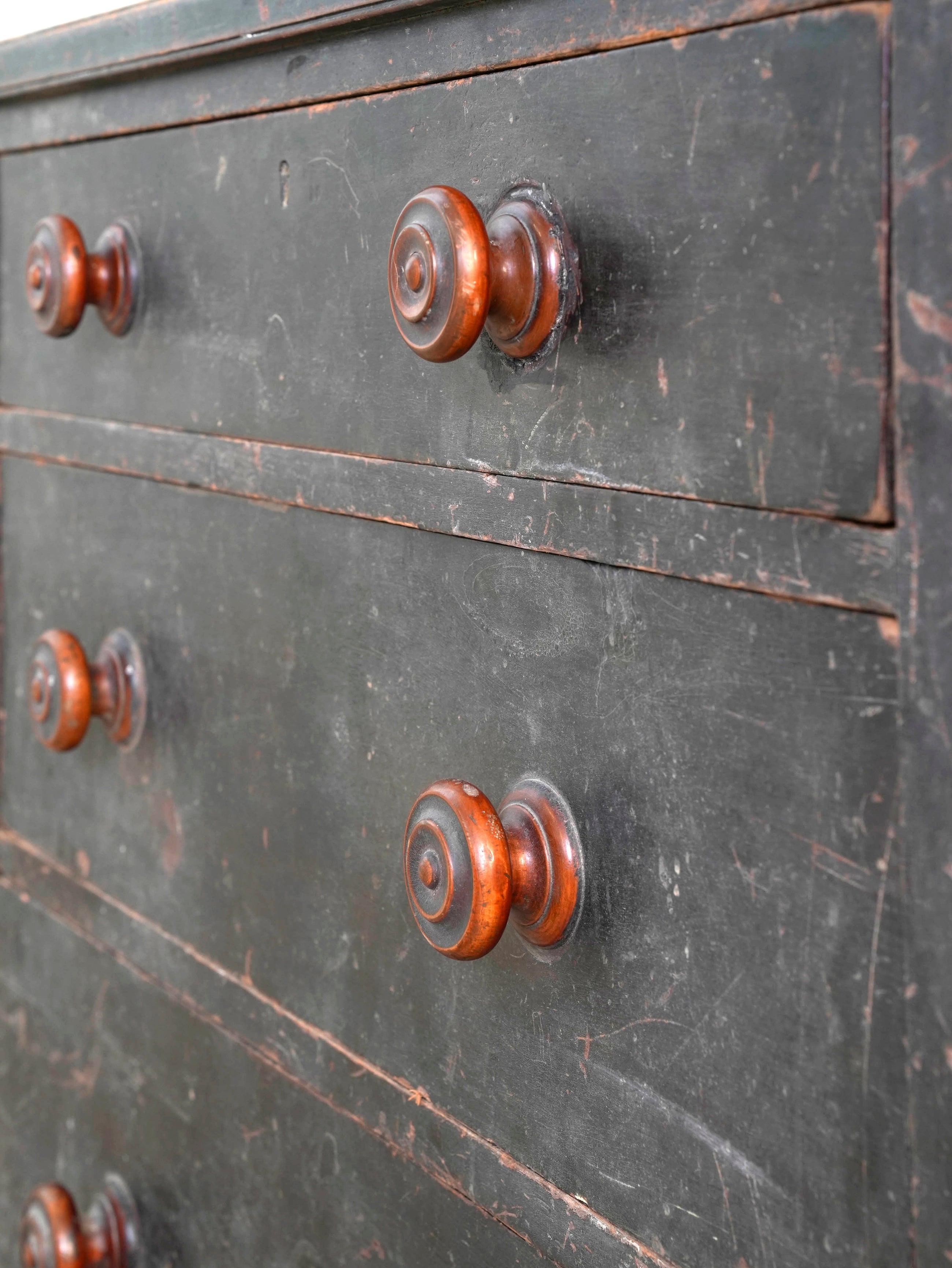 A 19th Century Painted Pine Chest of Drawers