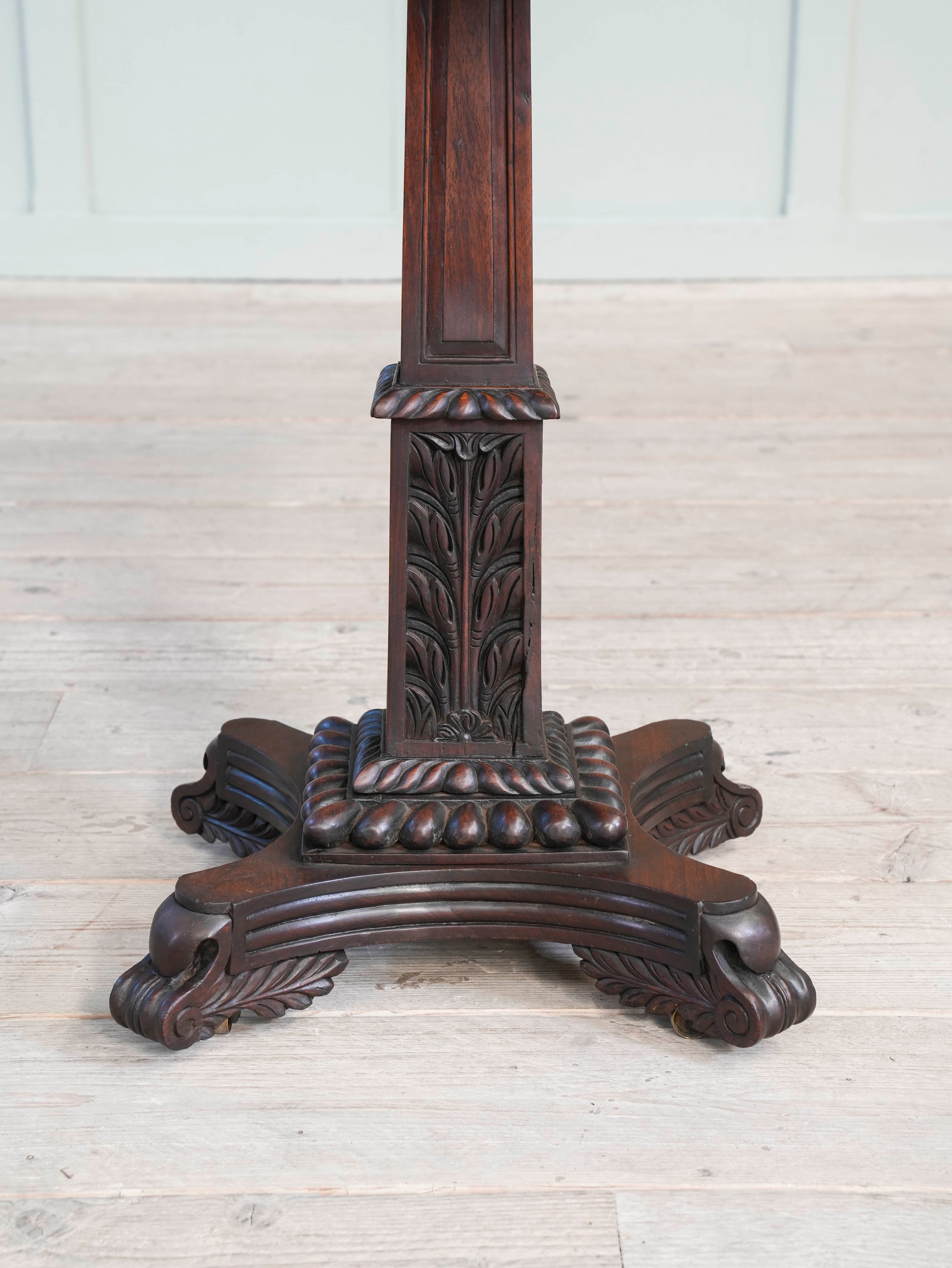A George IV Anglo Asian Tilt Top Table