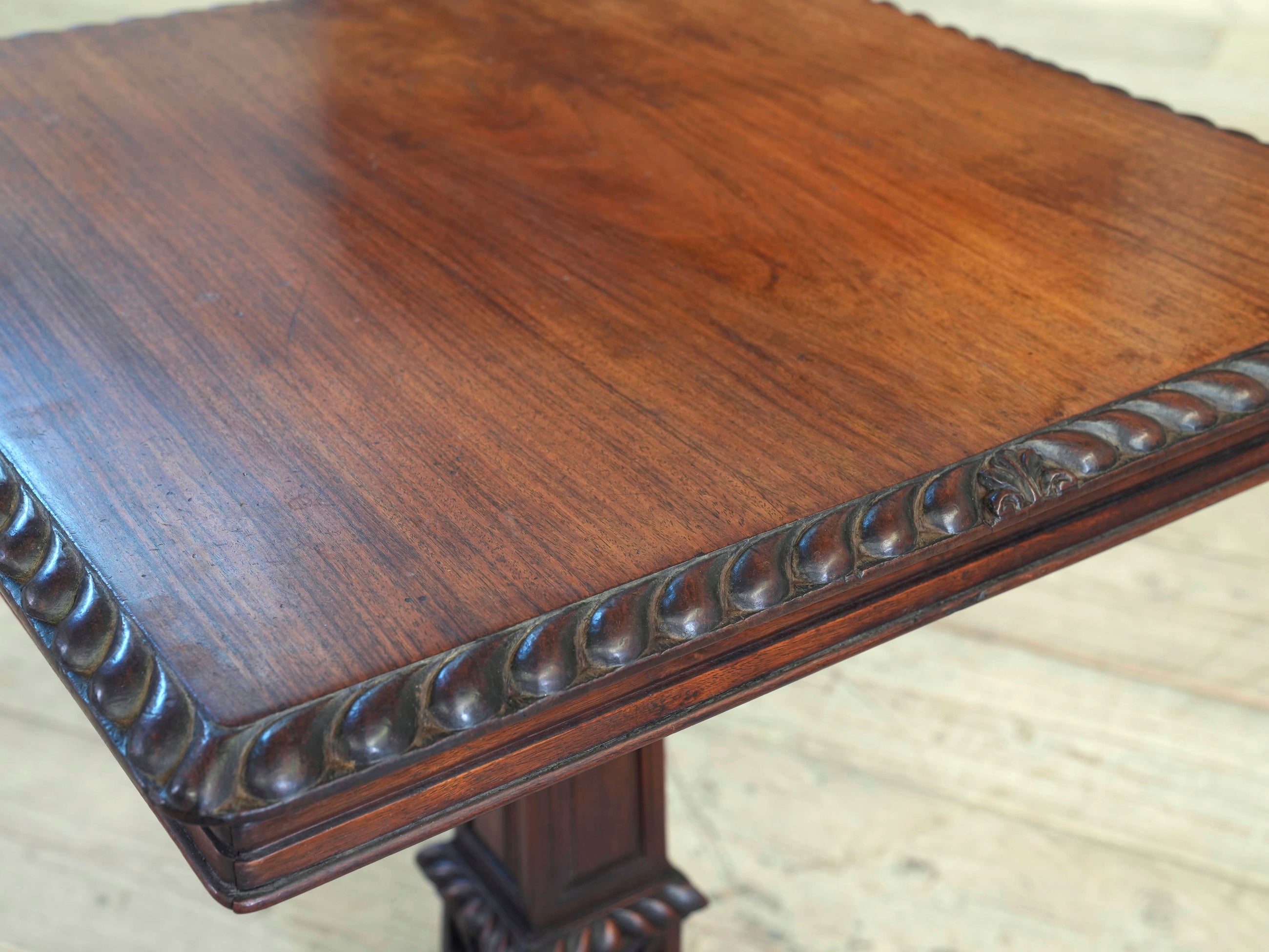 A George IV Anglo Asian Tilt Top Table