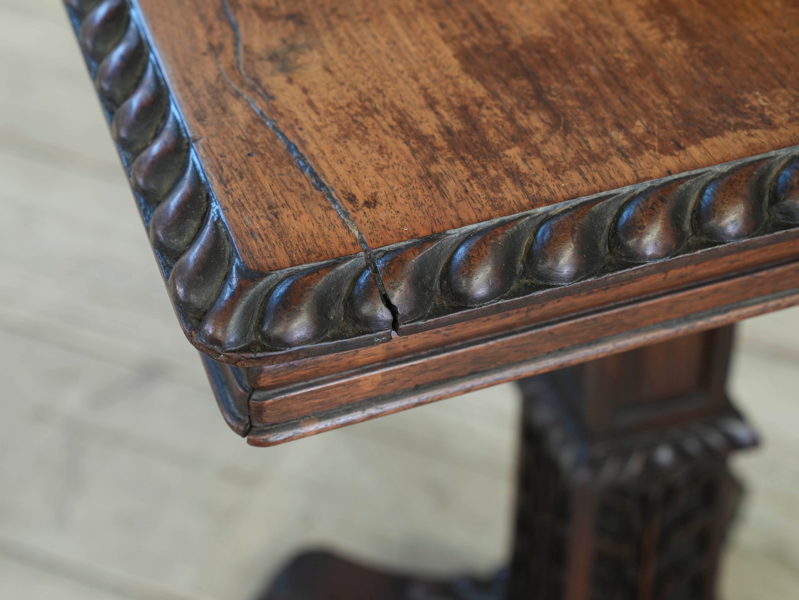 A George IV Anglo Asian Tilt Top Table