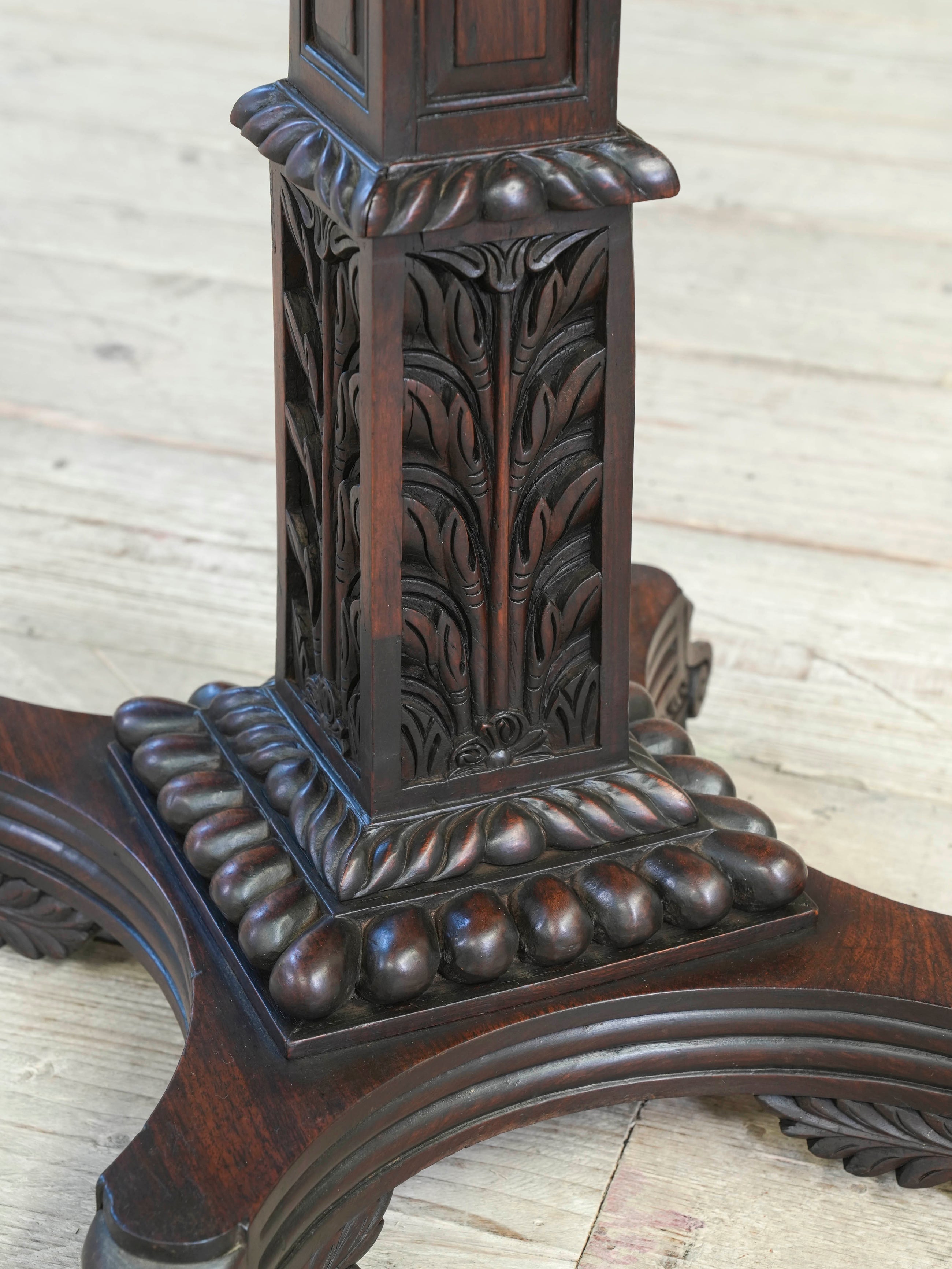 A George IV Anglo Asian Tilt Top Table