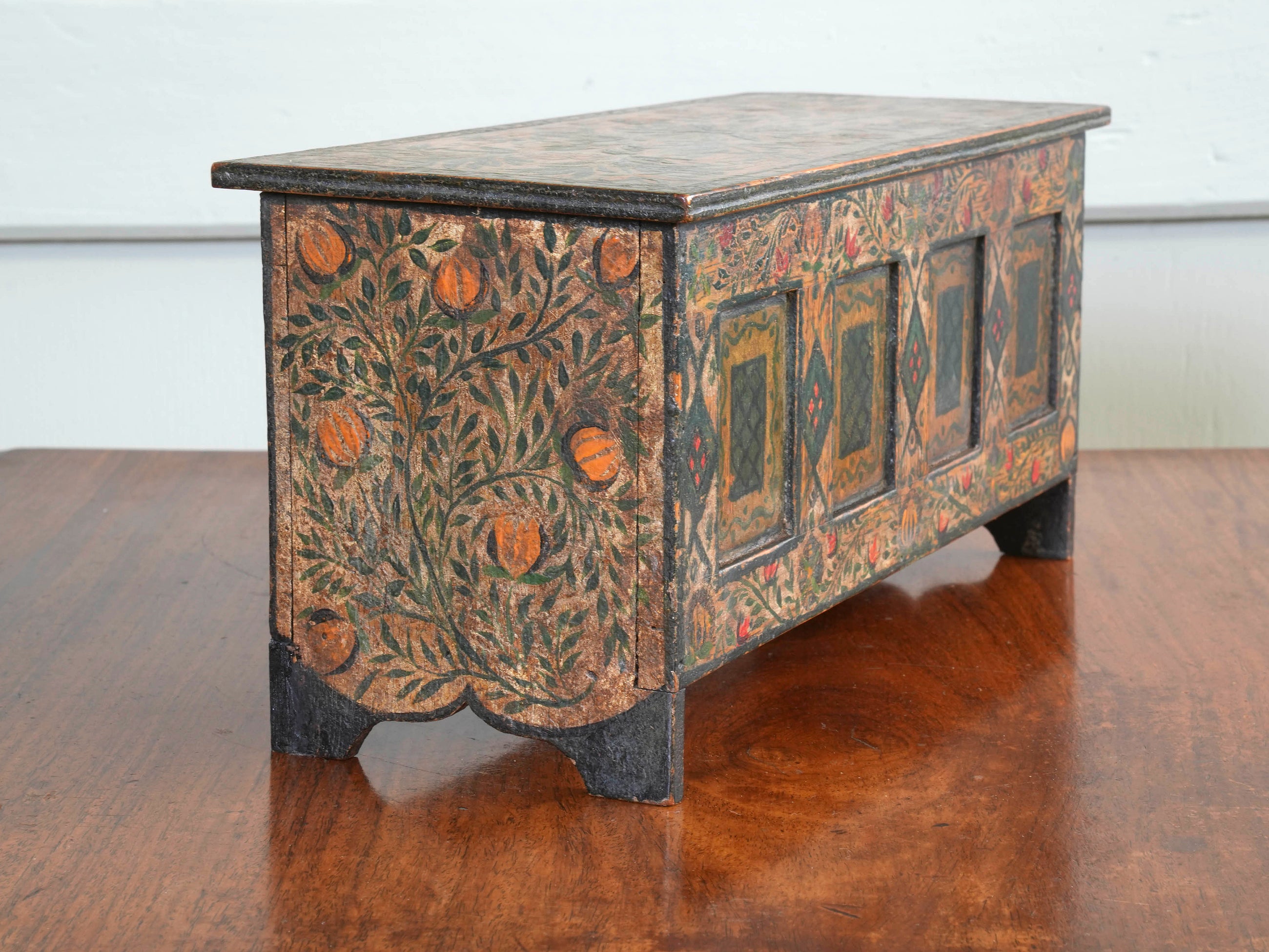 Arts & Crafts Painted Box