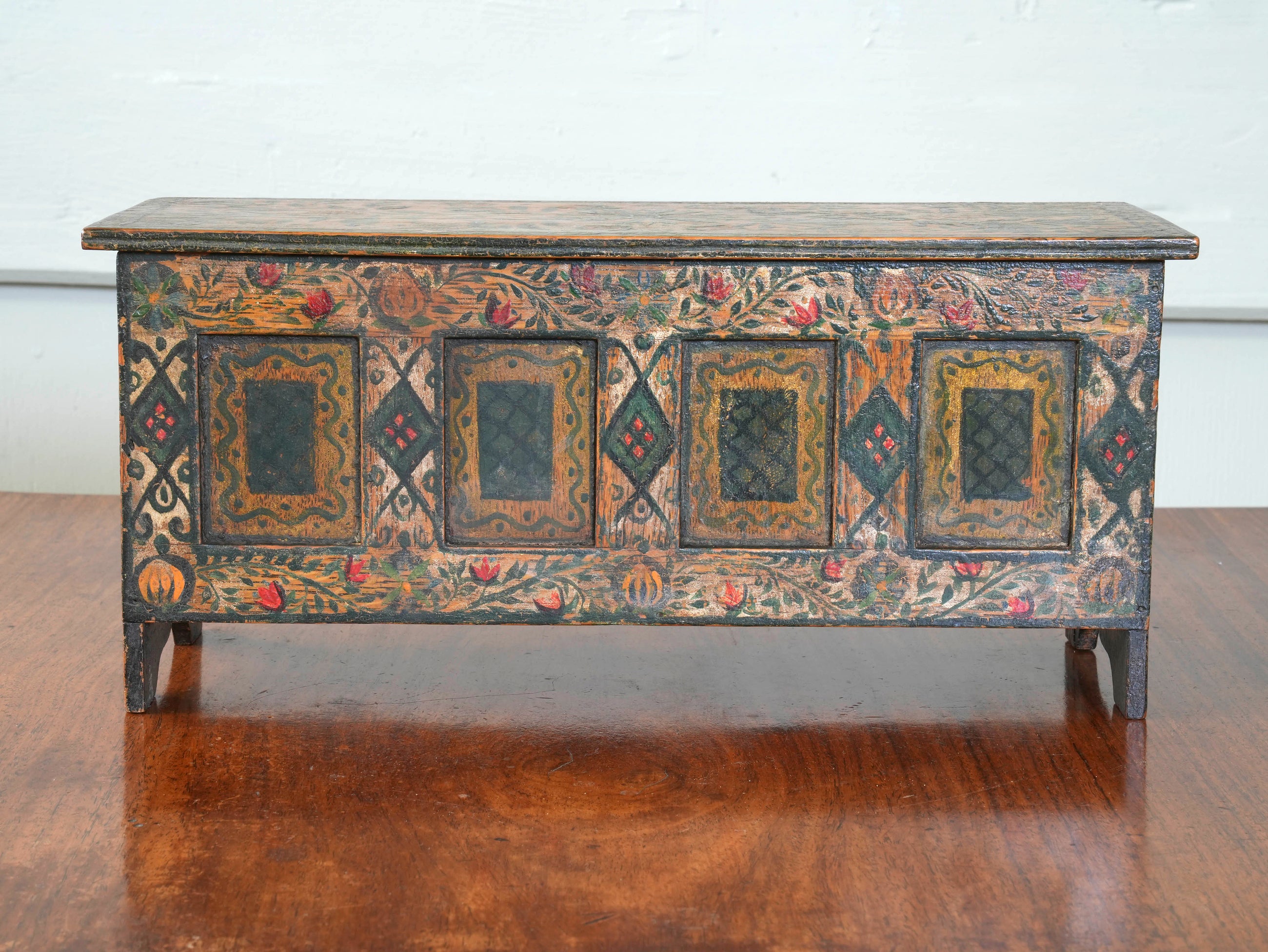 Arts & Crafts Painted Box