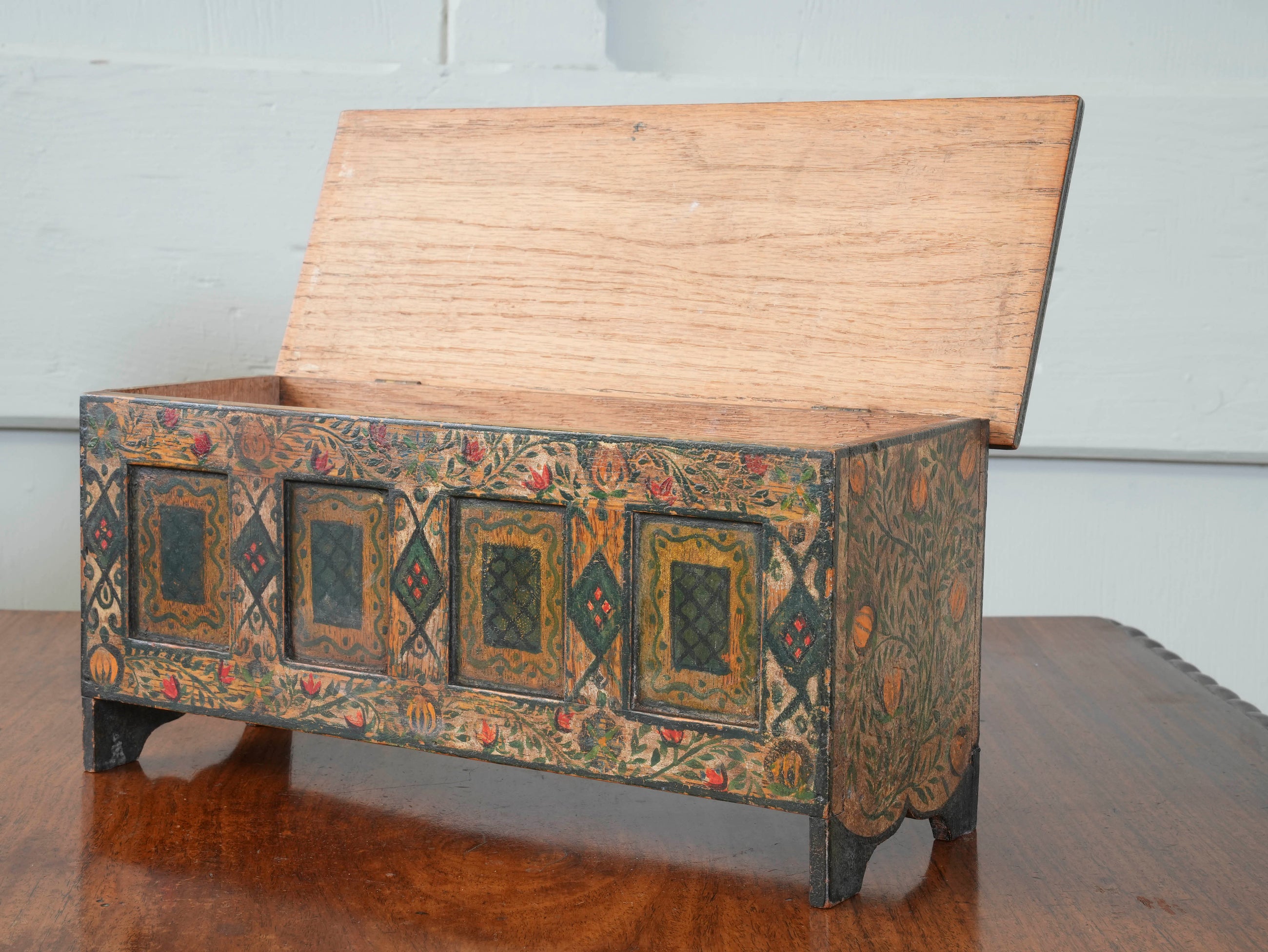 Arts & Crafts Painted Box