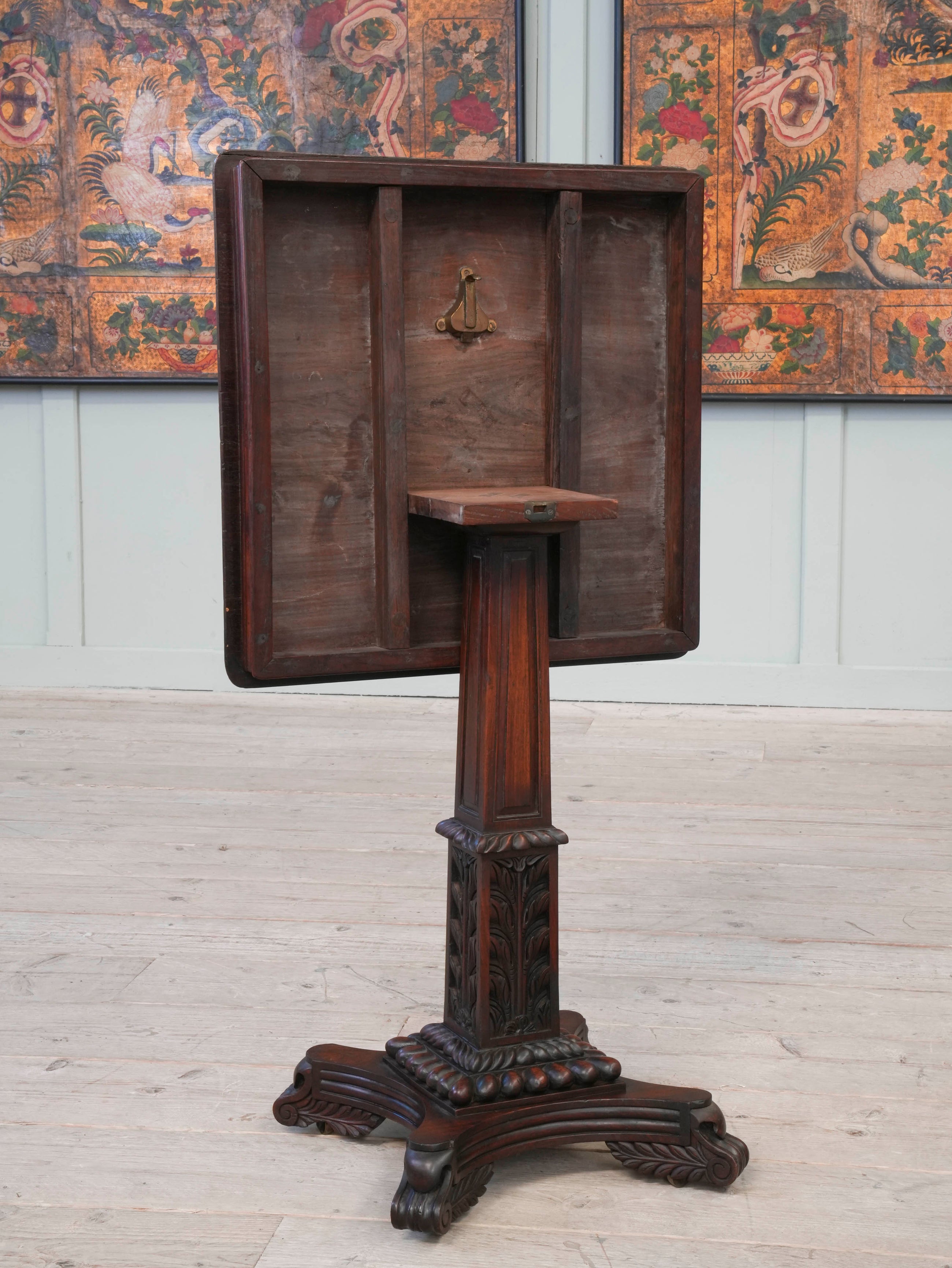A George IV Anglo Asian Tilt Top Table