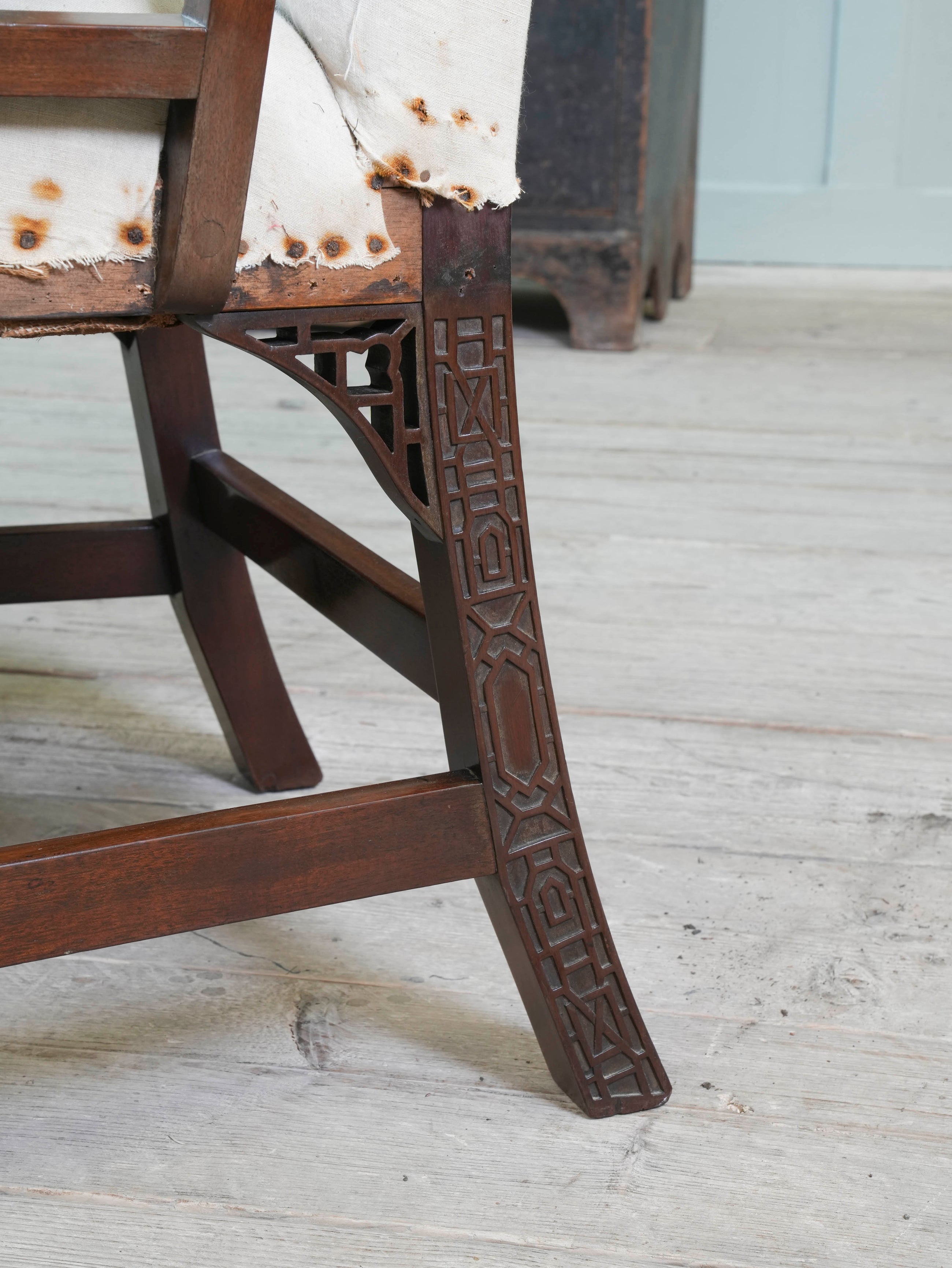 A Pair of Marsh-Jones & Cribb Chinese Chippendale Armchairs