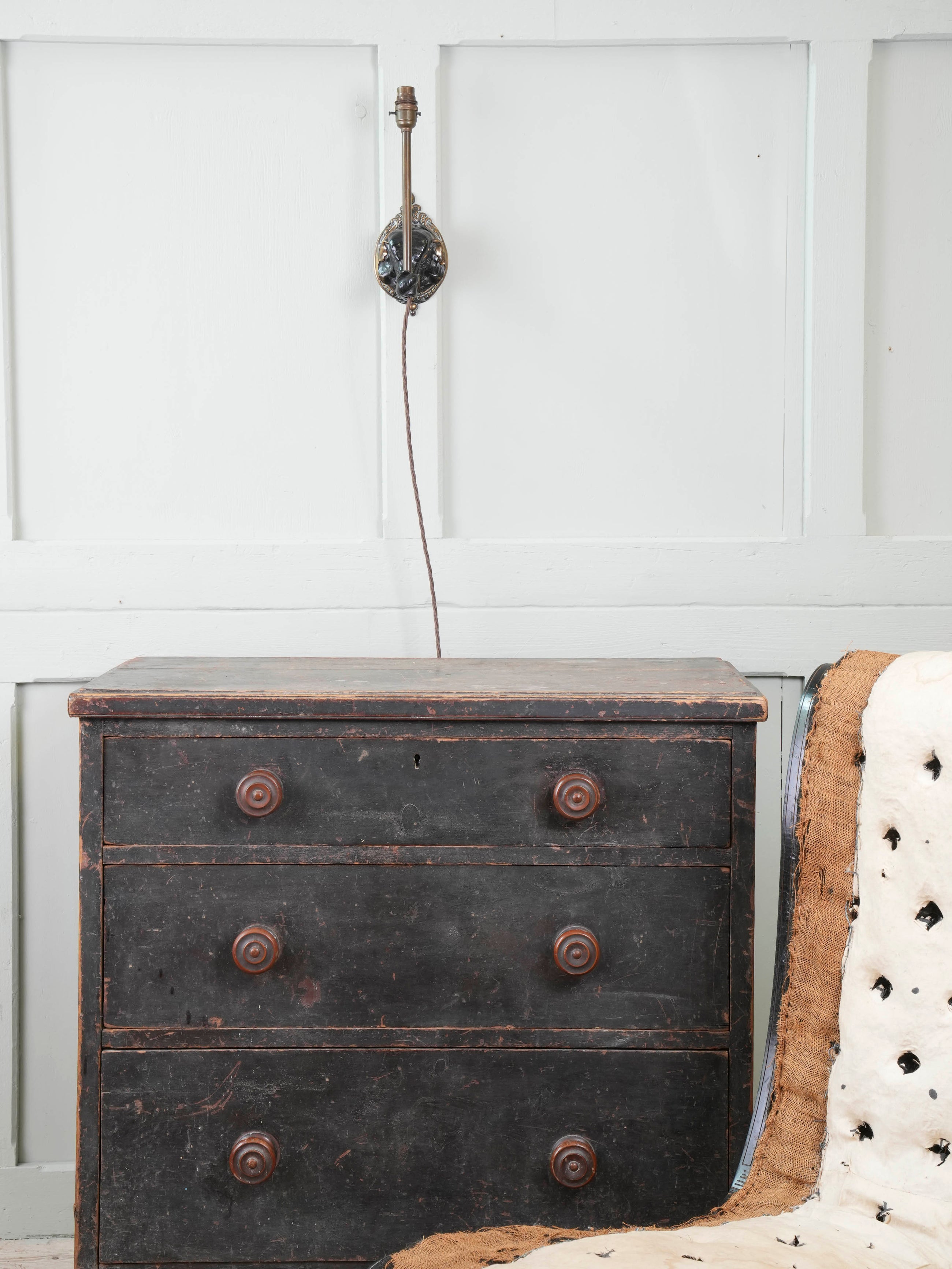 Cold Painted Bronze Elephant Wall Light