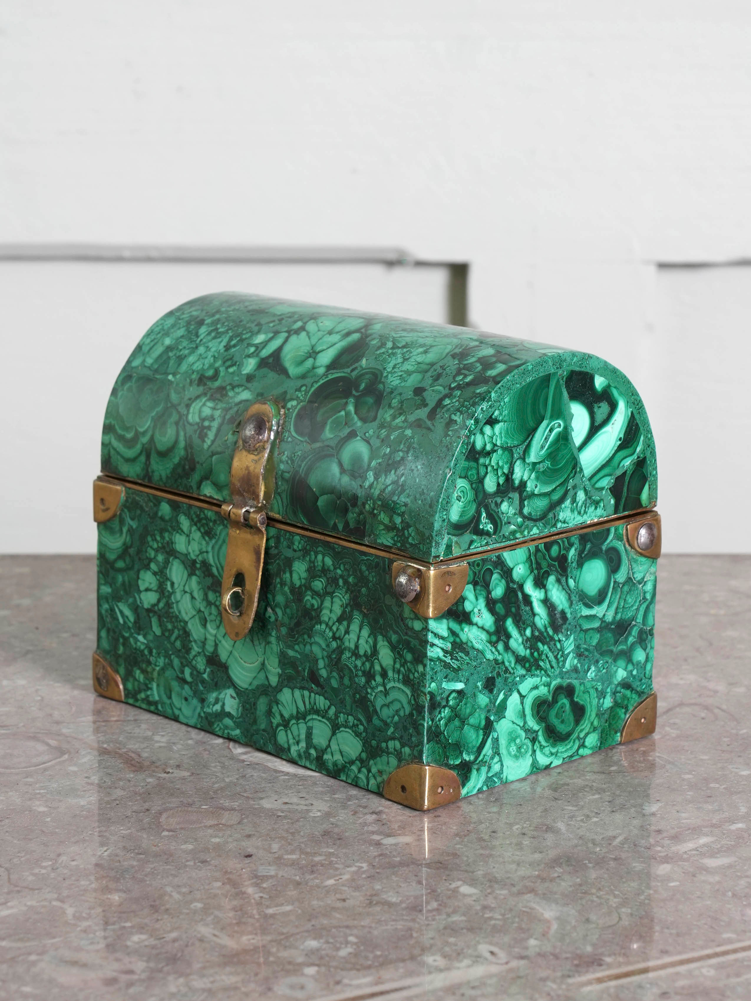 A Malachite Trinket Box