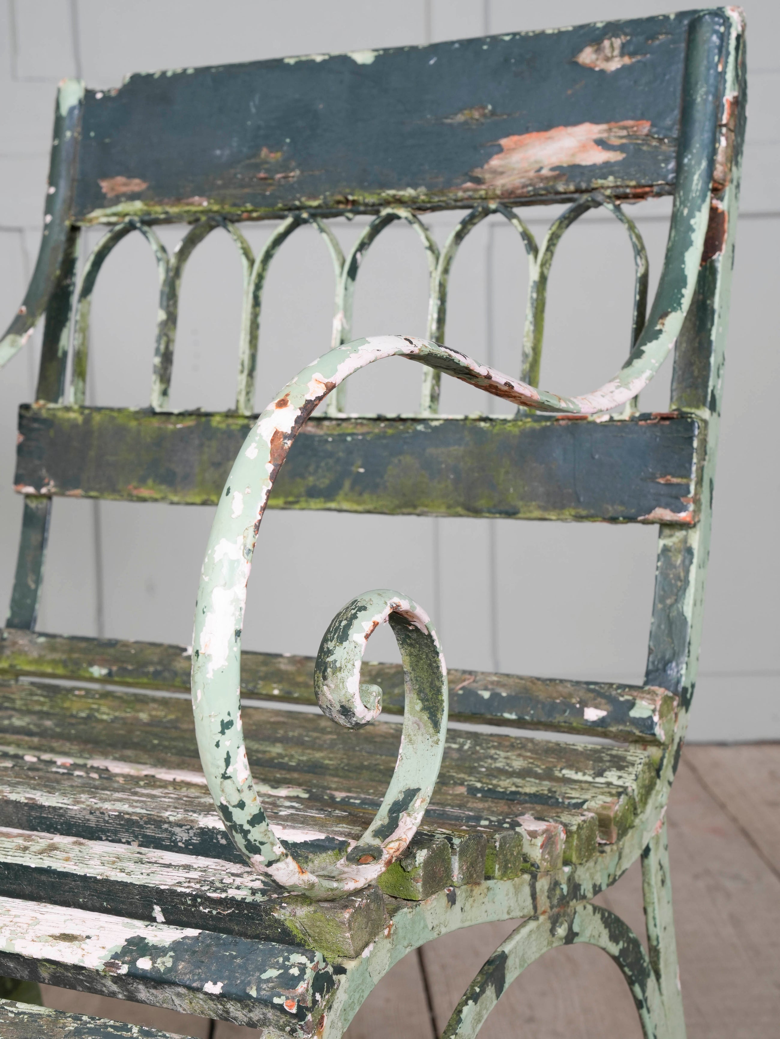 Two Wrought Iron Garden Chairs