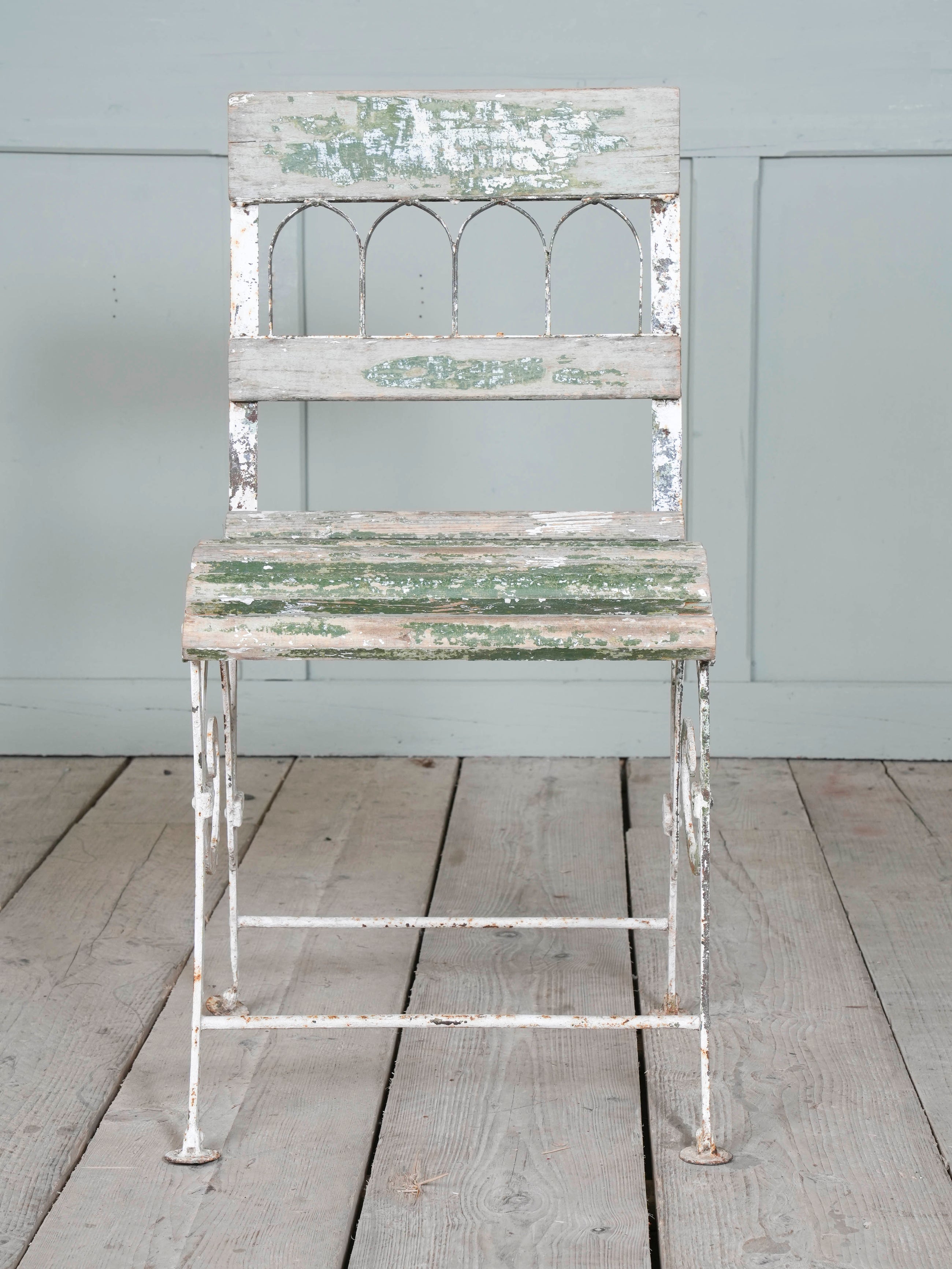 Two Wrought Iron Garden Chairs