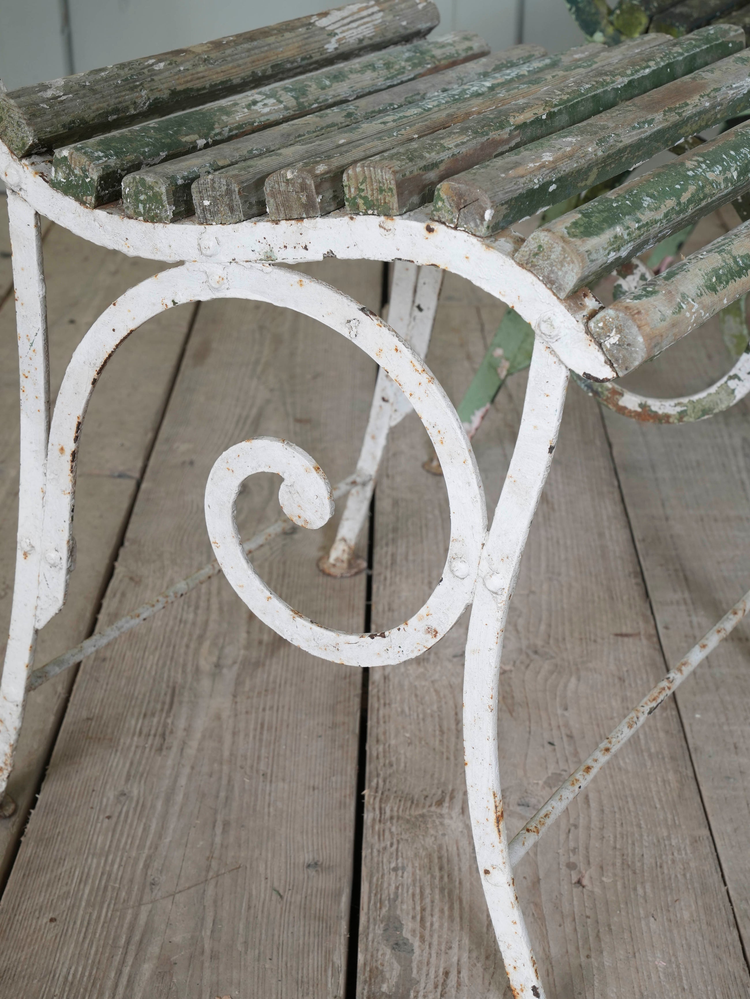 Two Wrought Iron Garden Chairs