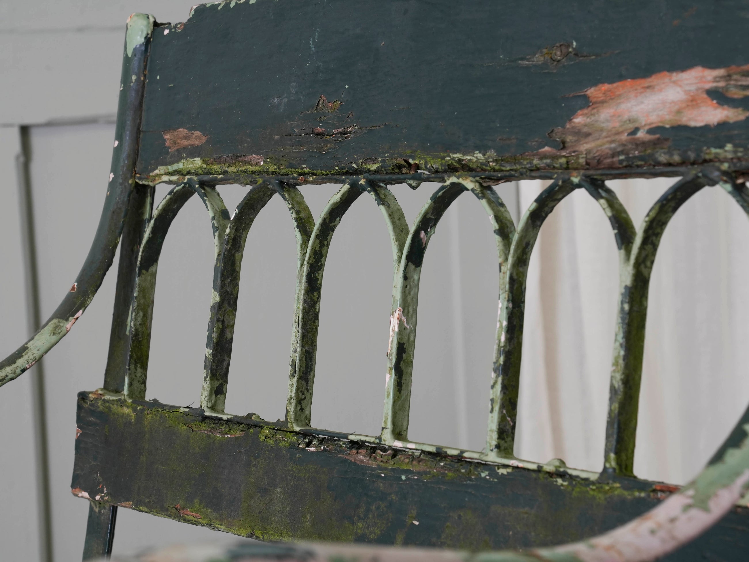 Two Wrought Iron Garden Chairs