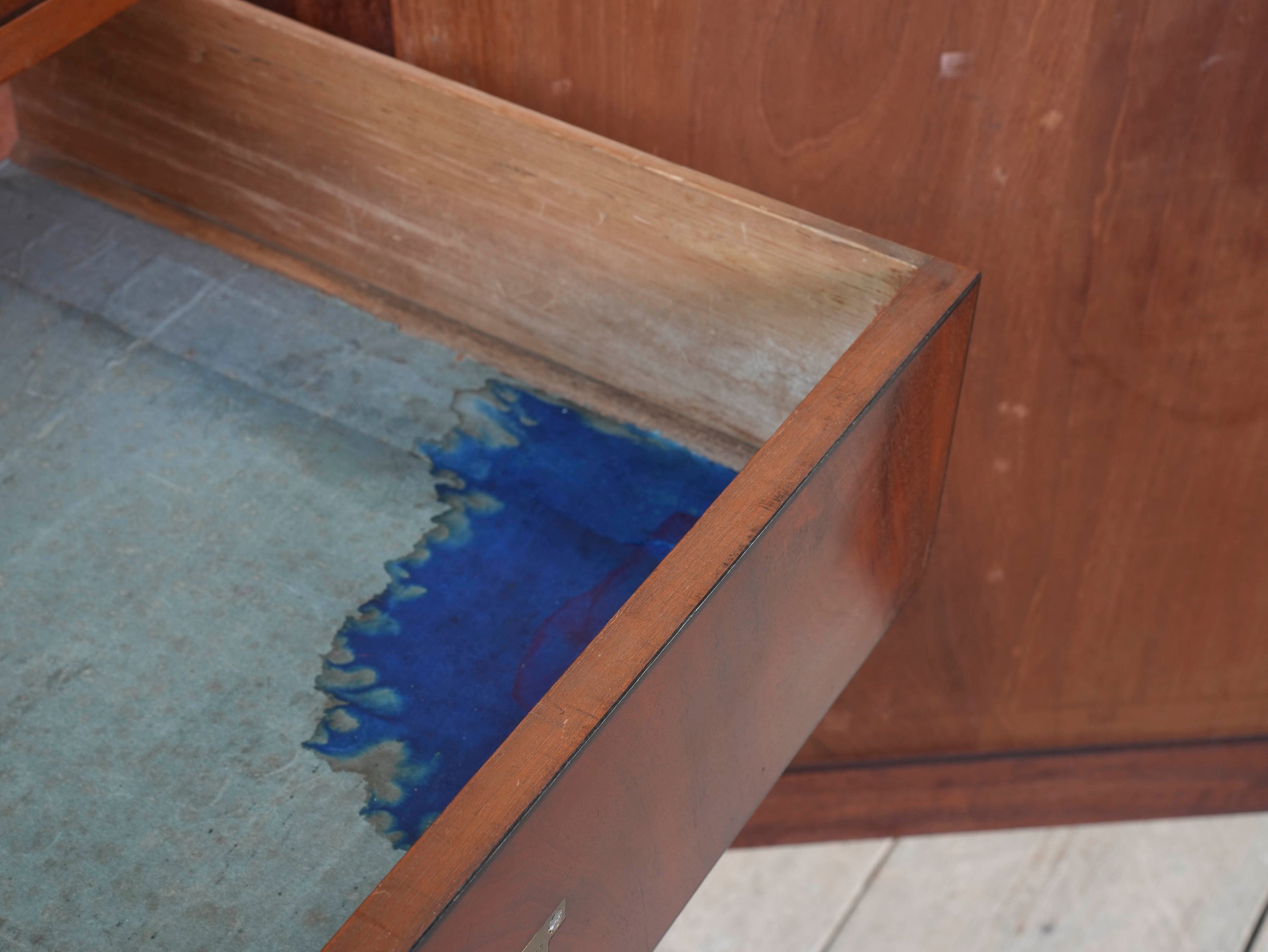 A William IV Mahogany Bureau Bookcase