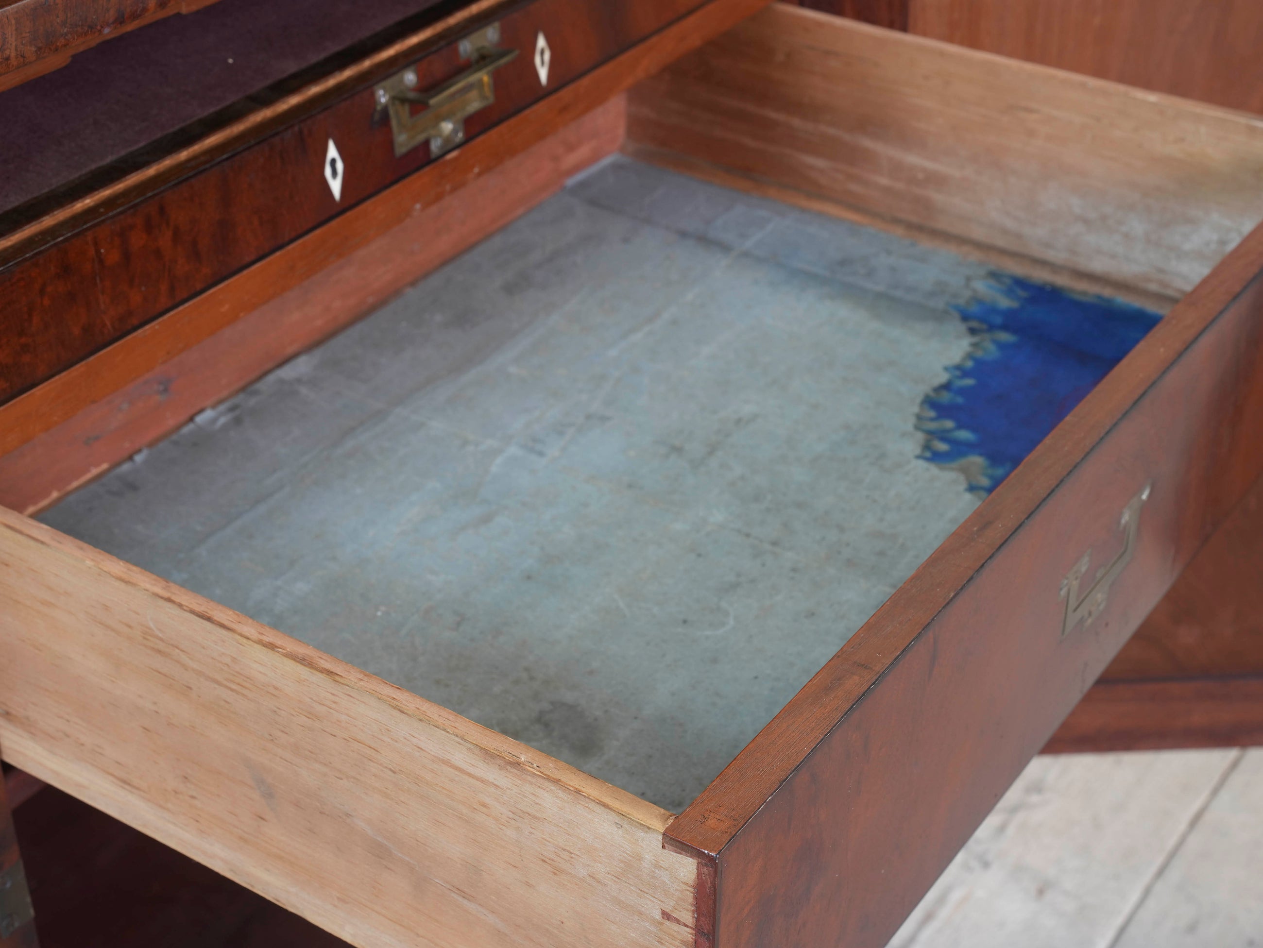 A William IV Mahogany Bureau Bookcase