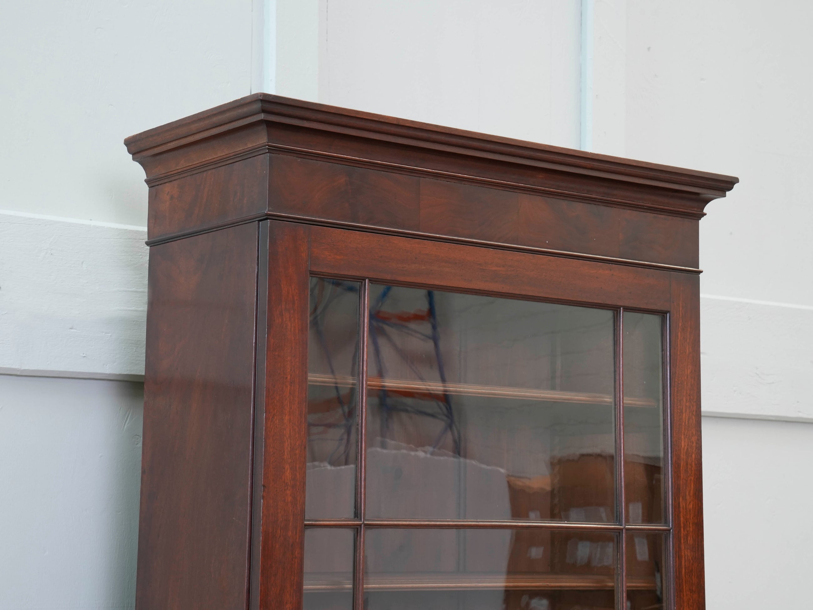 A William IV Mahogany Bureau Bookcase