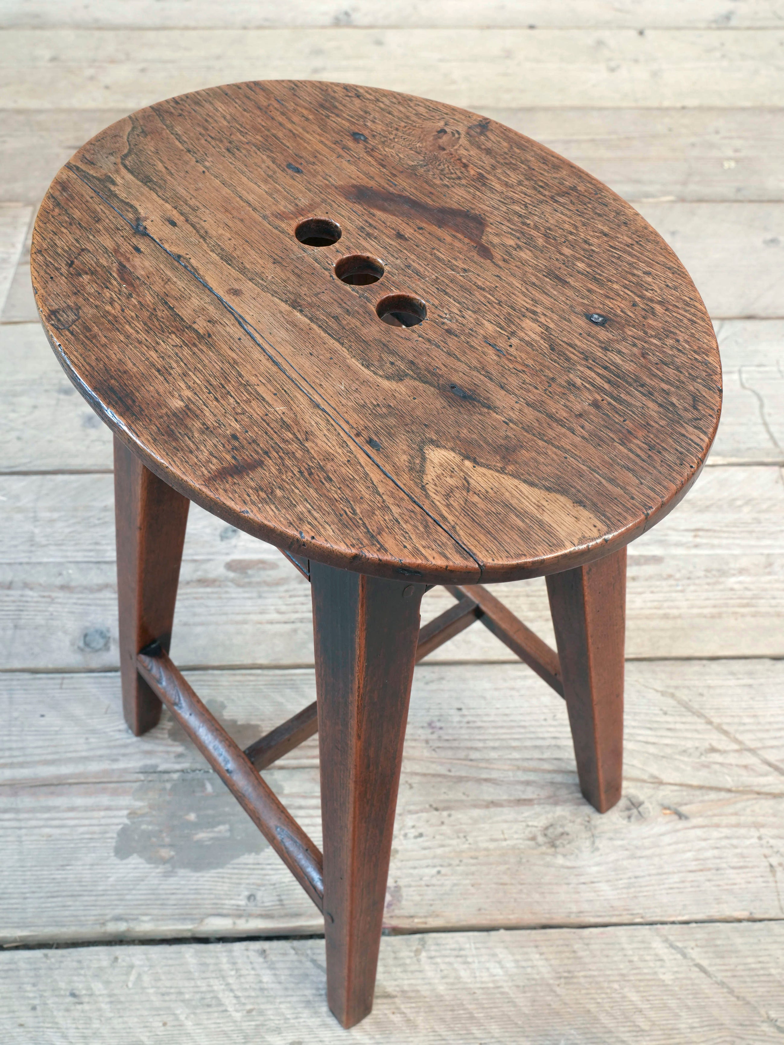 A 18th Century Splayed Leg Stool