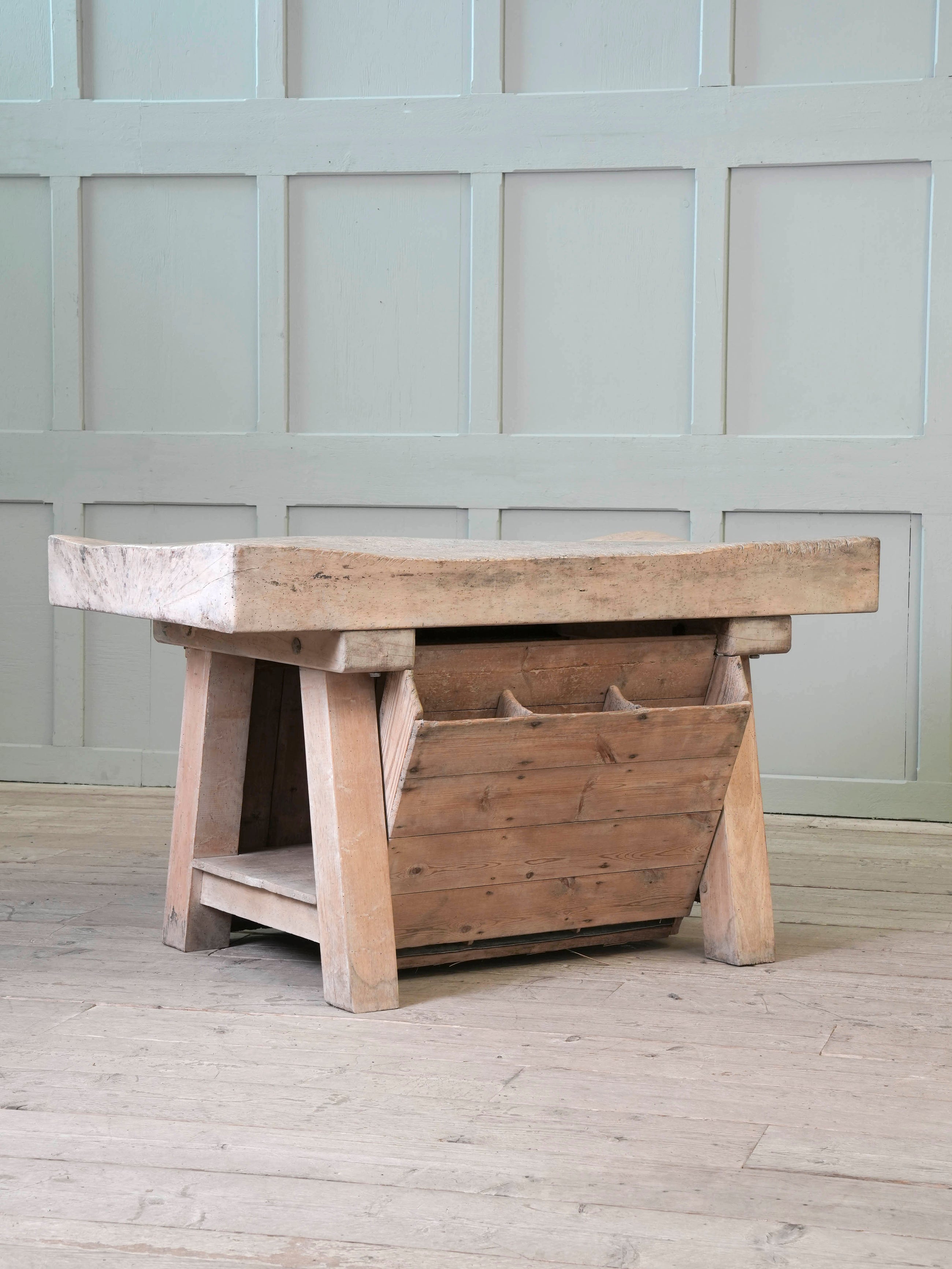 An Early 20th Century Butchers Block