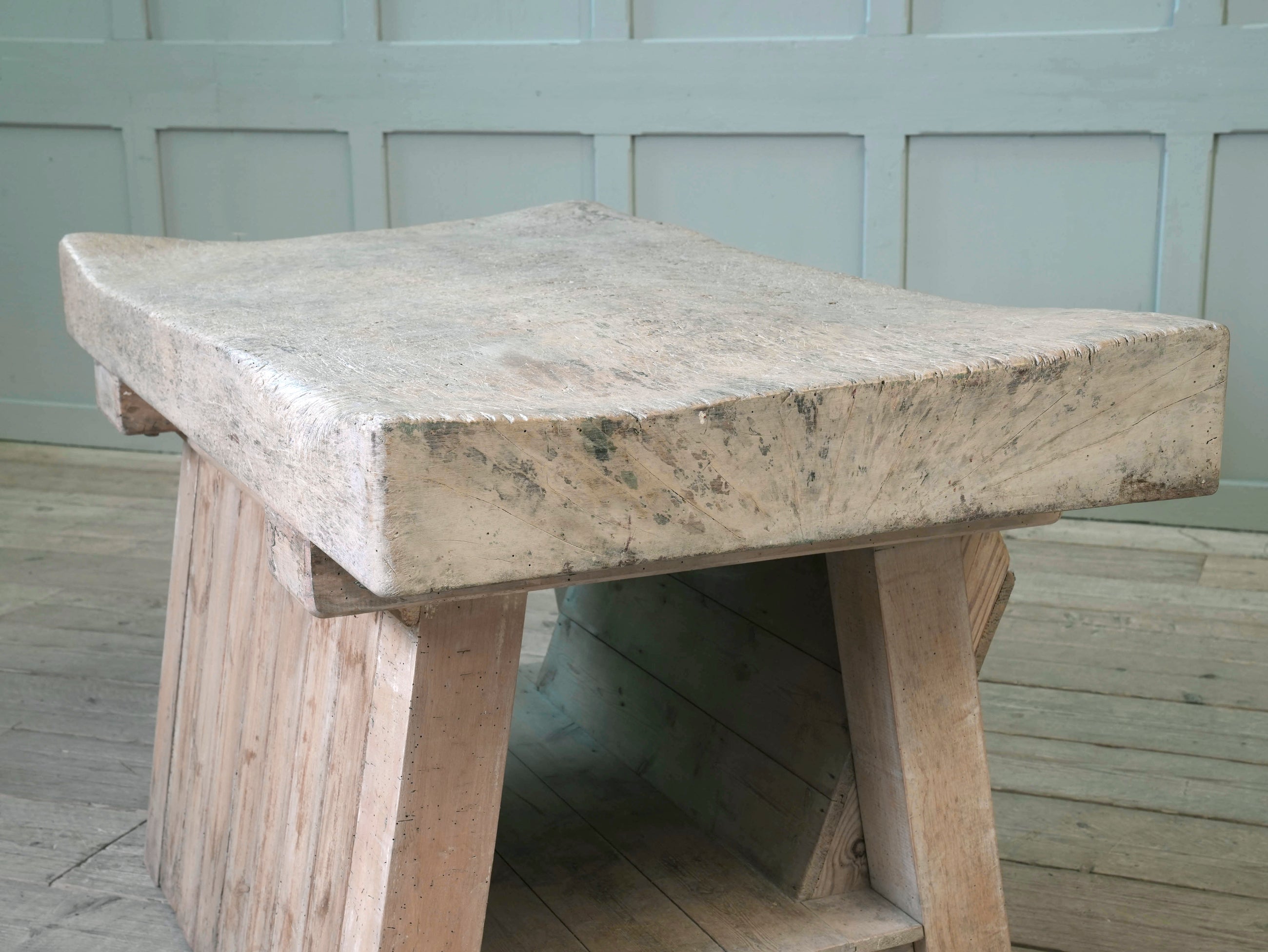 An Early 20th Century Butchers Block