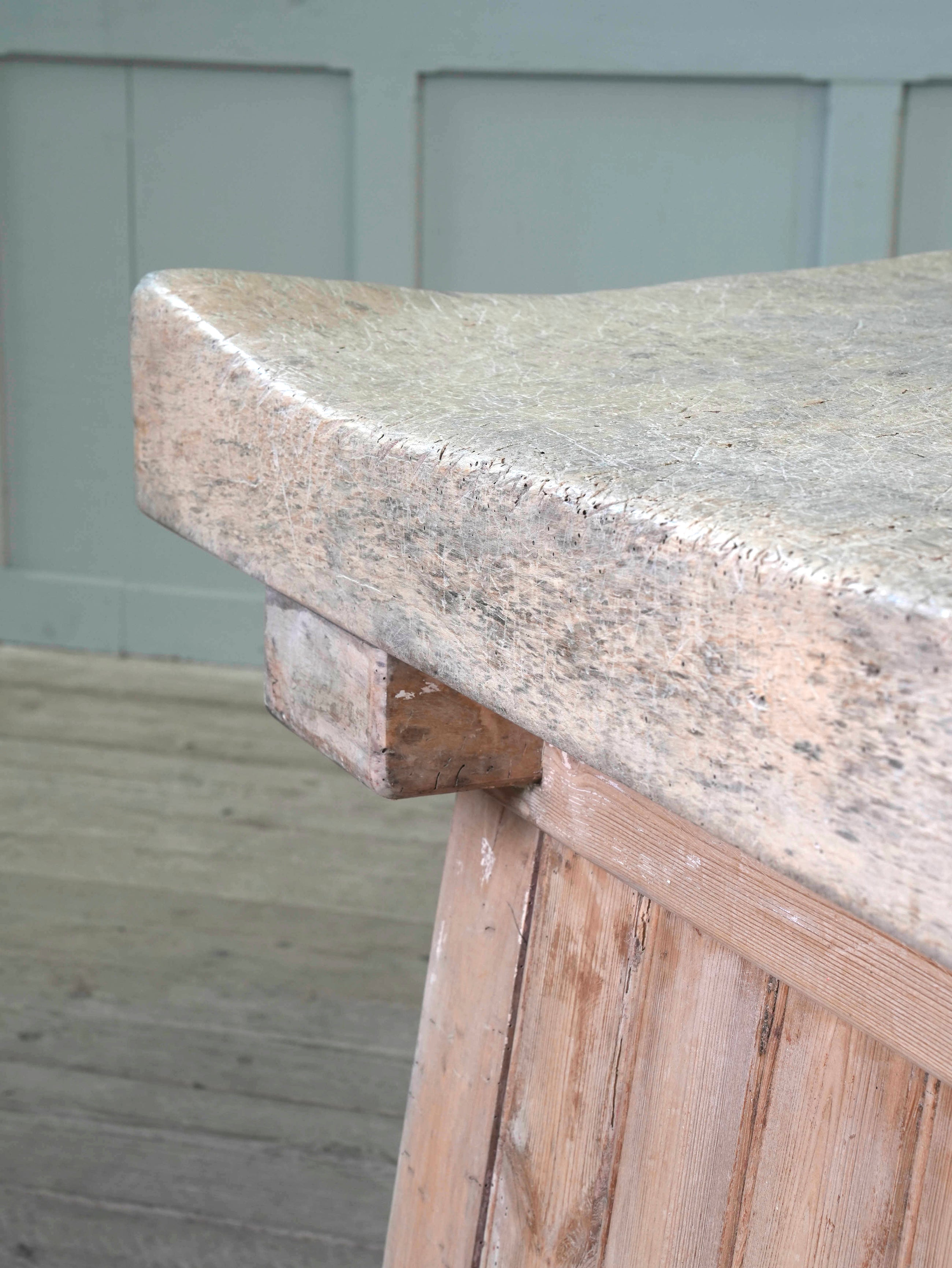 An Early 20th Century Butchers Block