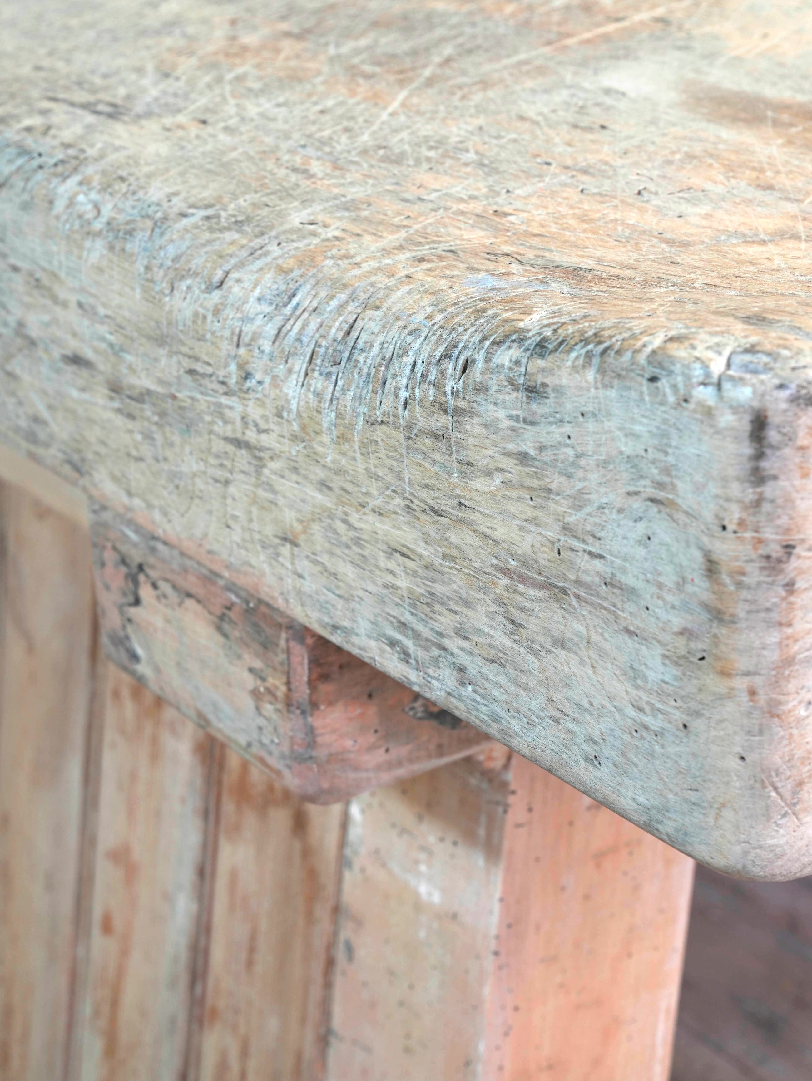 An Early 20th Century Butchers Block