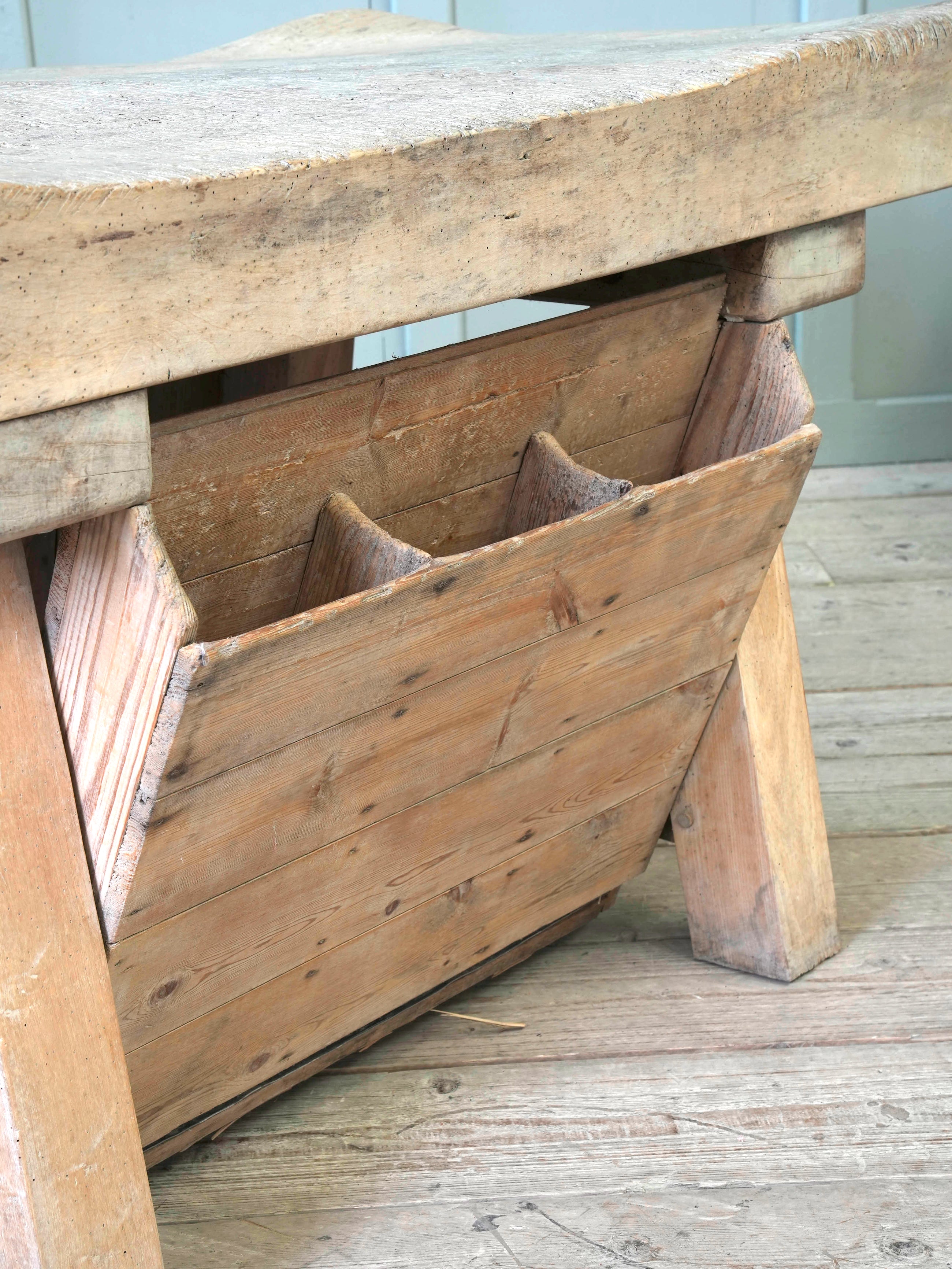 An Early 20th Century Butchers Block