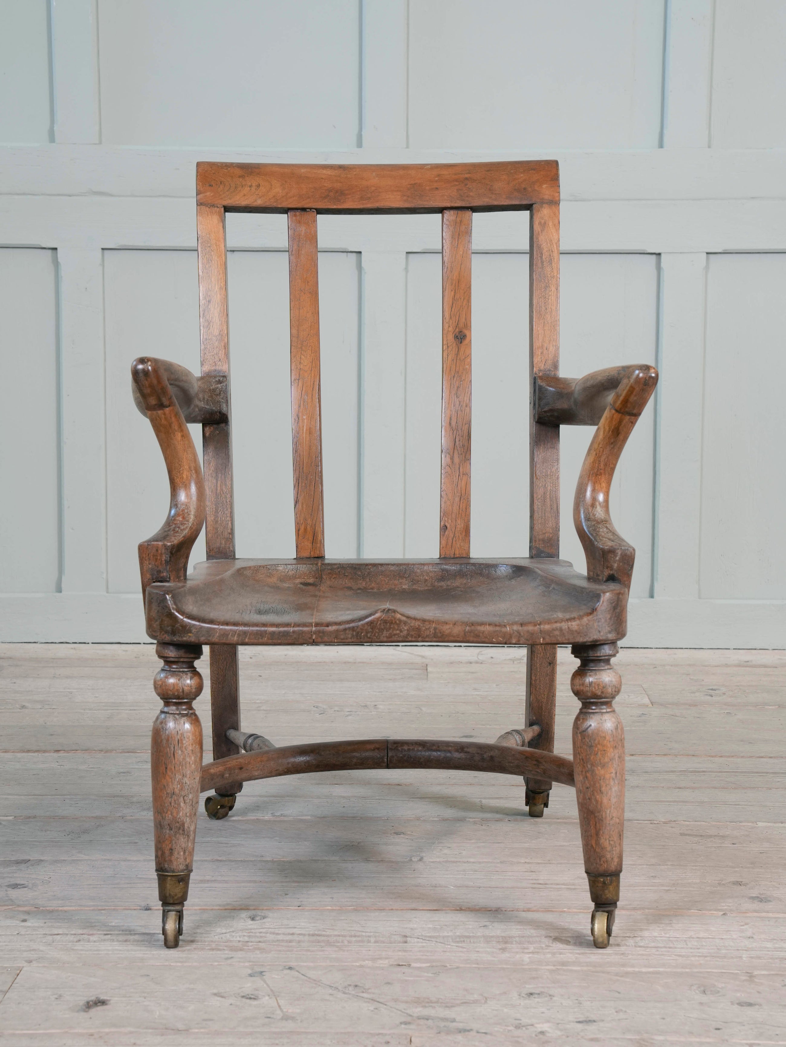 A 19th Century Mahogany Desk Chair