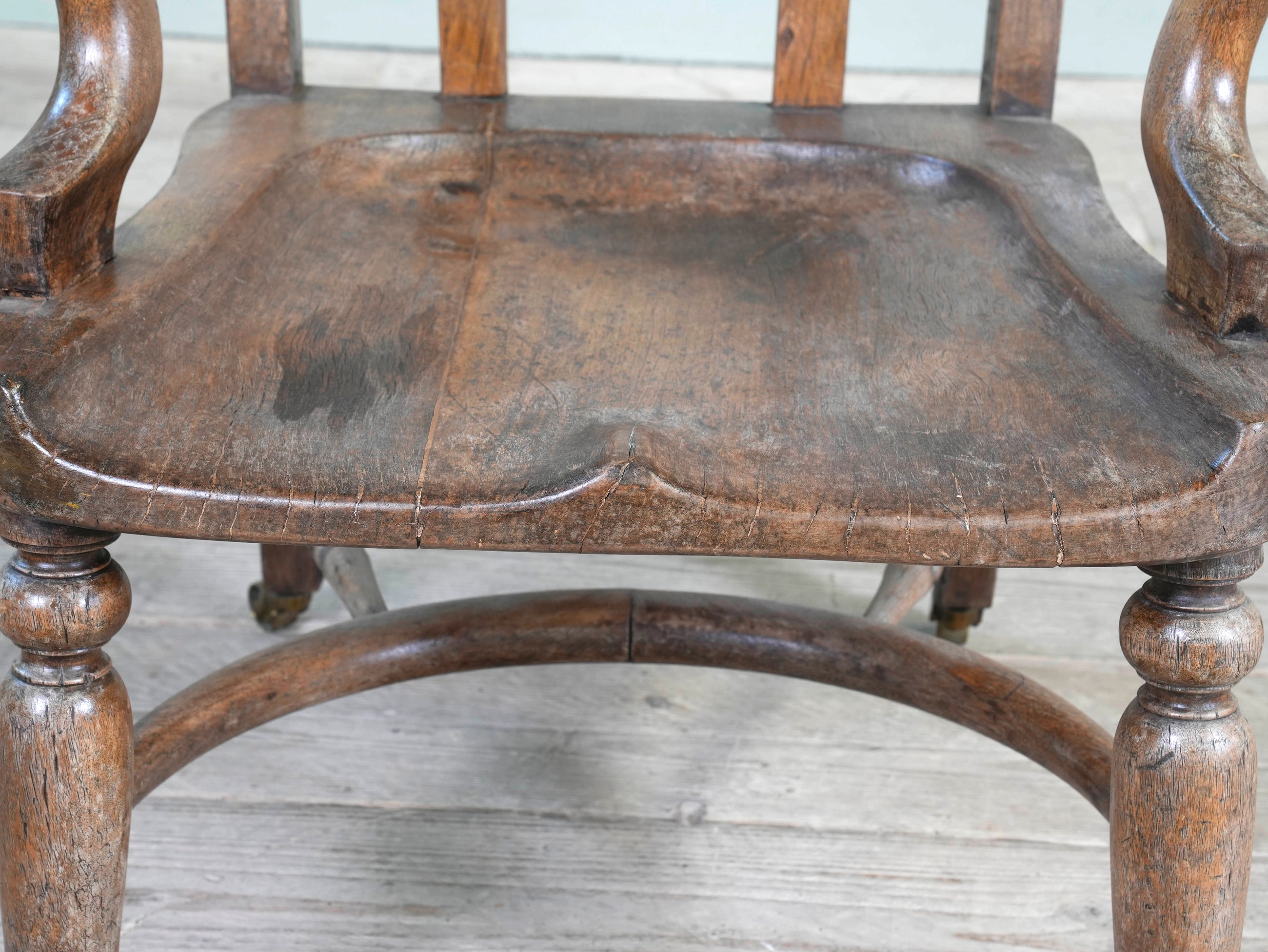 A 19th Century Mahogany Desk Chair