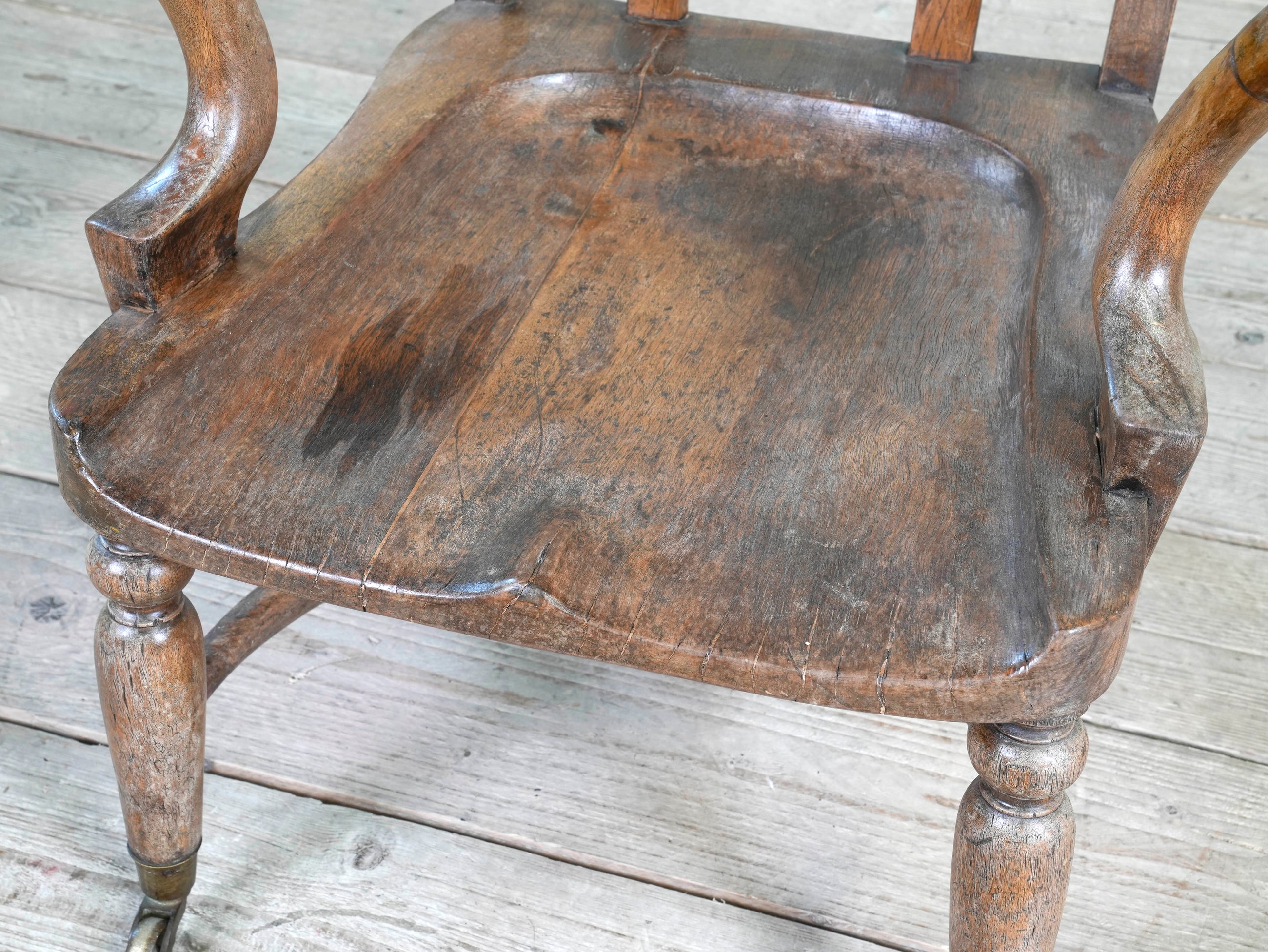 A 19th Century Mahogany Desk Chair