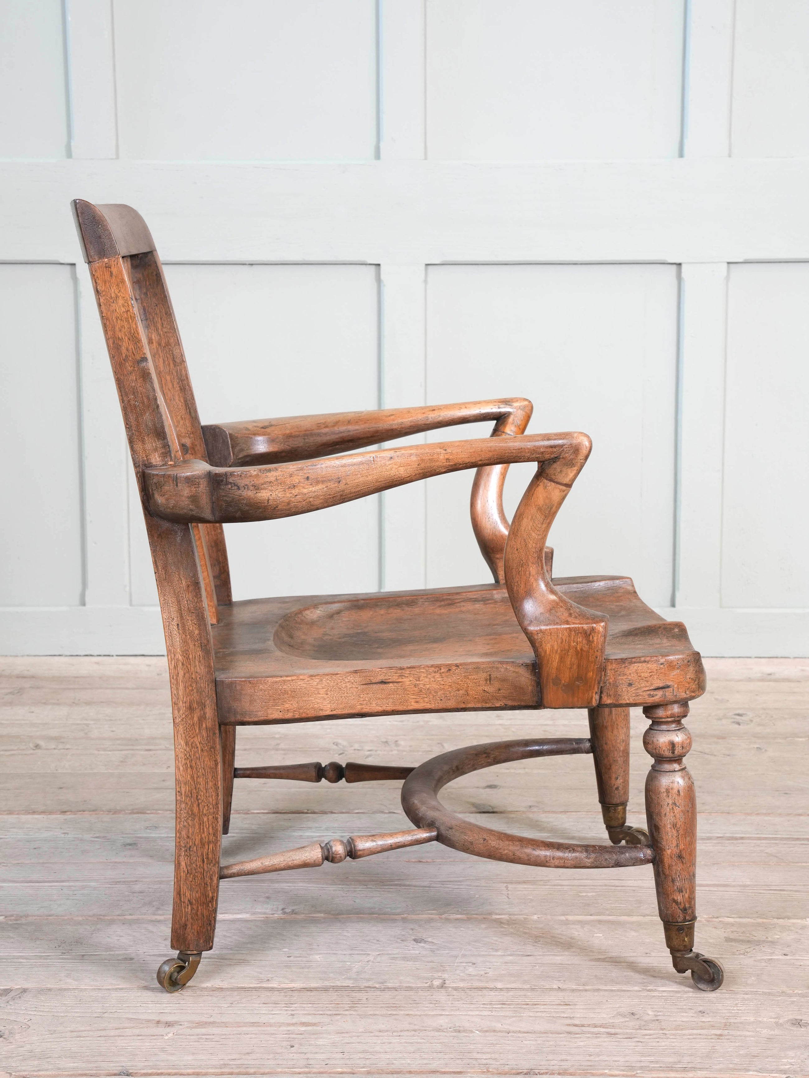 A 19th Century Mahogany Desk Chair