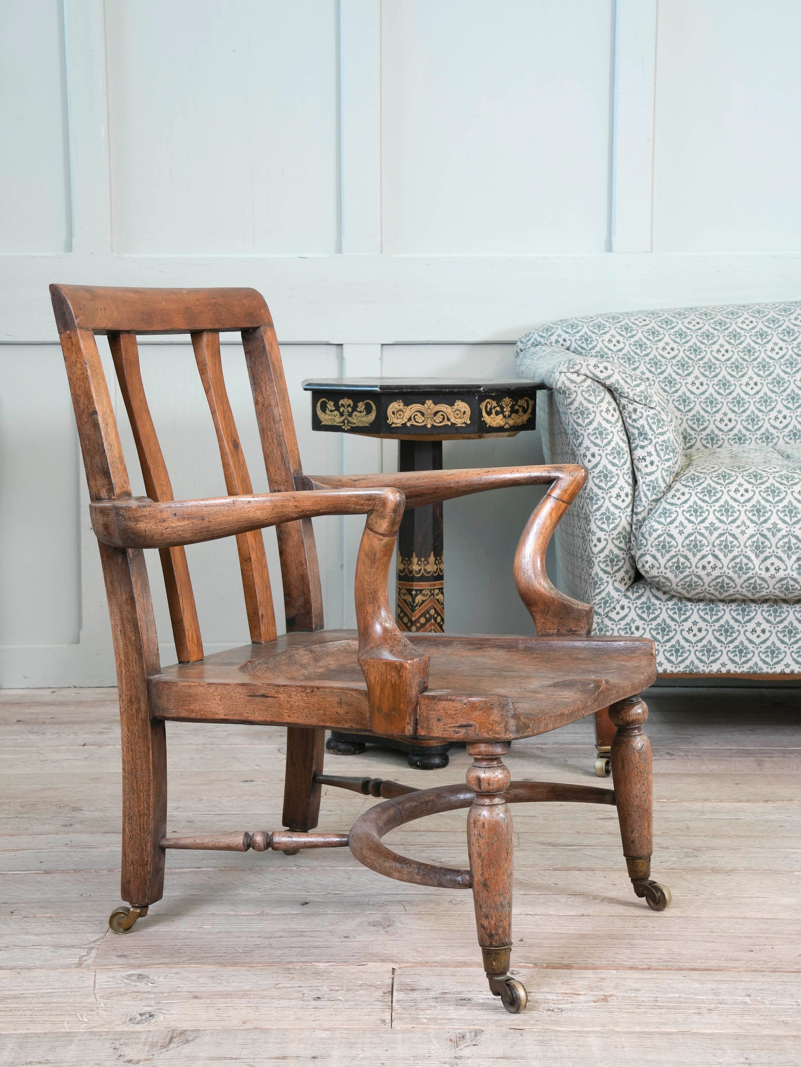 A 19th Century Mahogany Desk Chair
