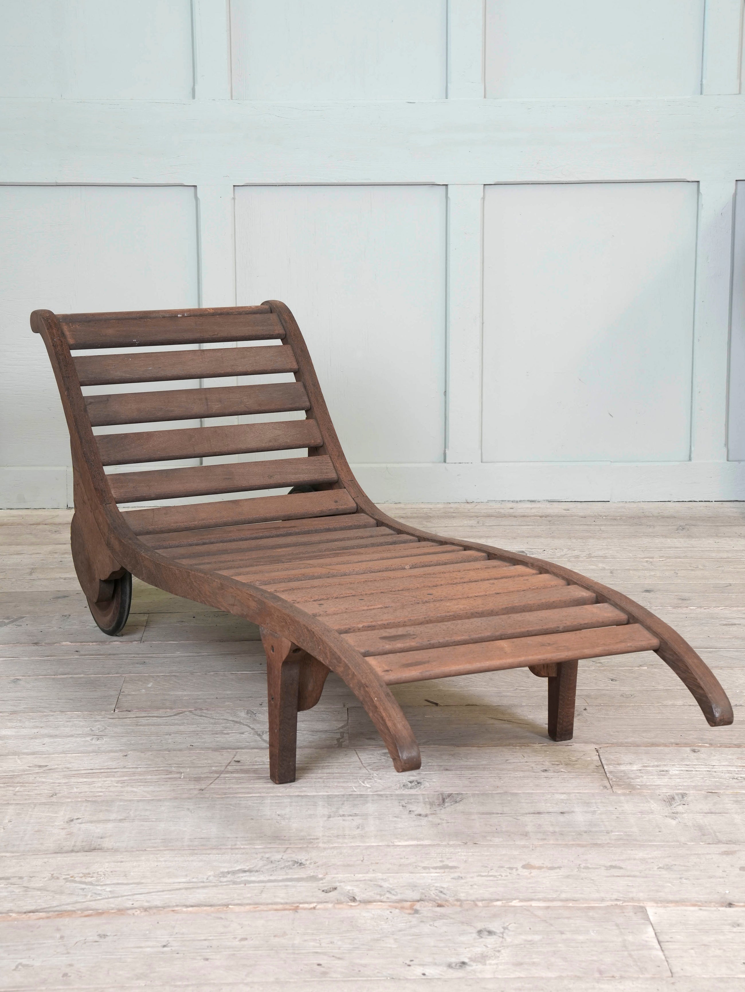 A Heal & Son Deck Lounger