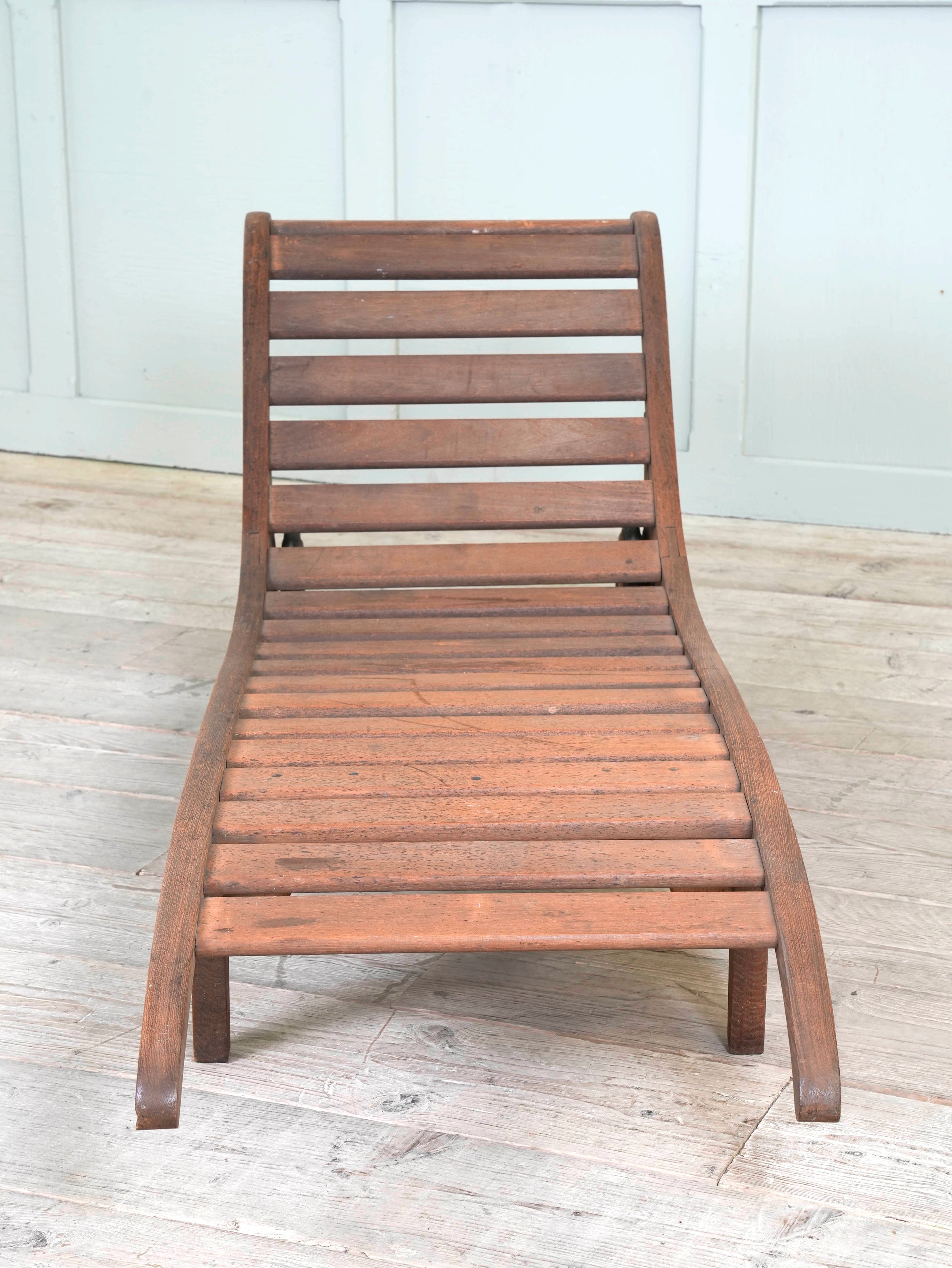 A Heal & Son Deck Lounger