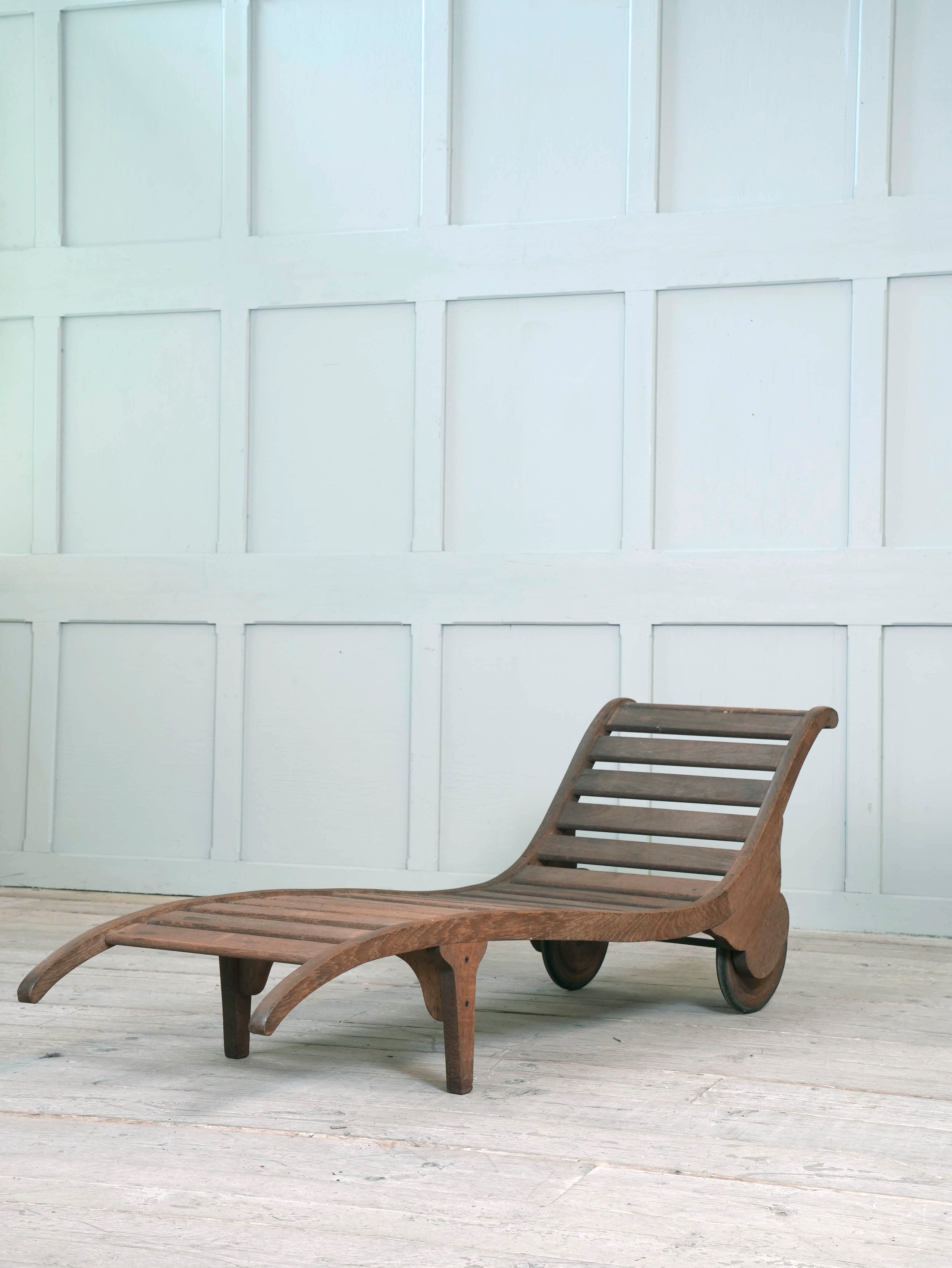 A Heal & Son Deck Lounger