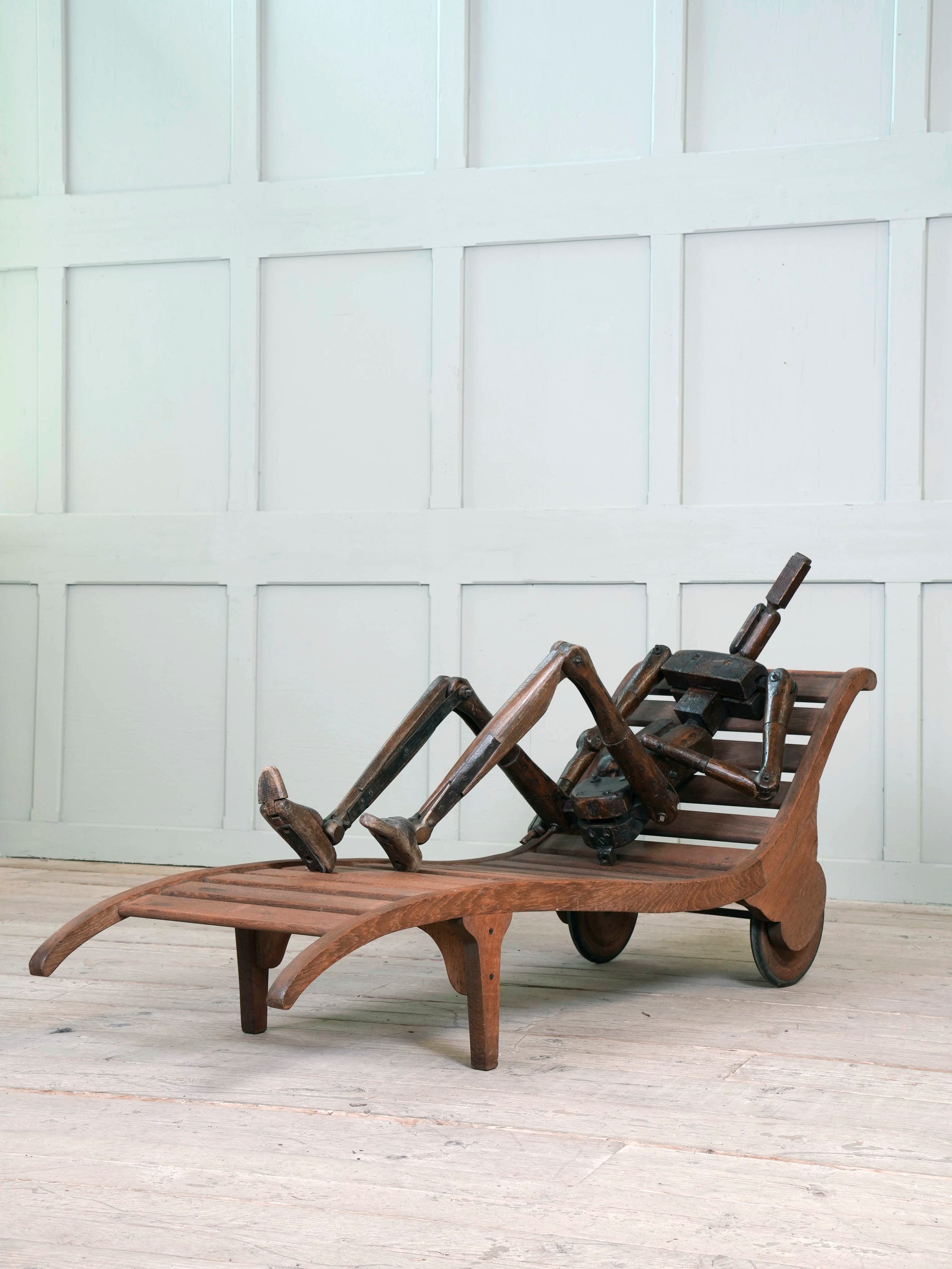 A Heal & Son Deck Lounger