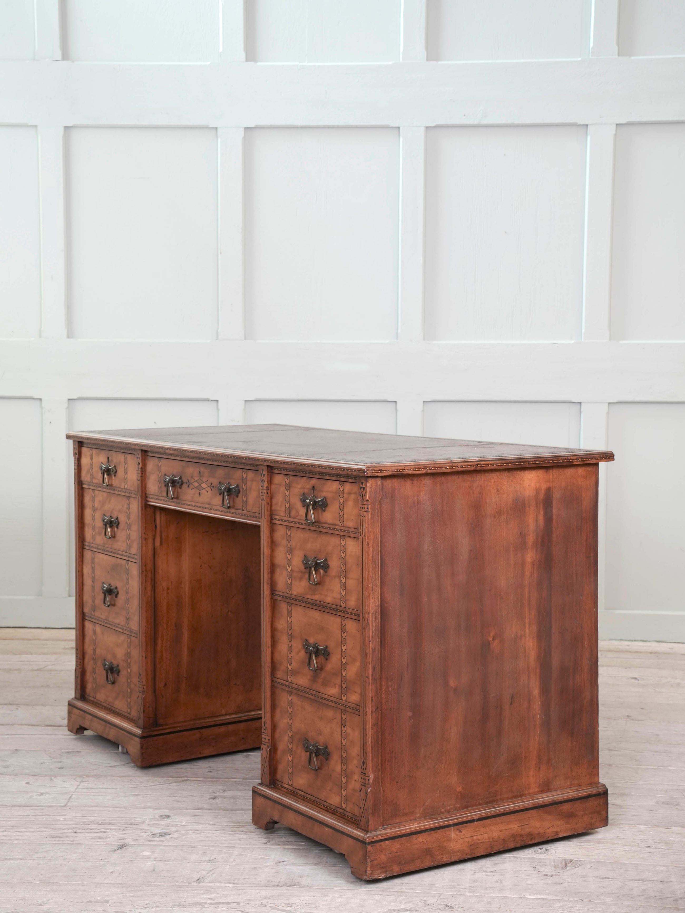 A 19th Century Heal & Son Kneehole Desk