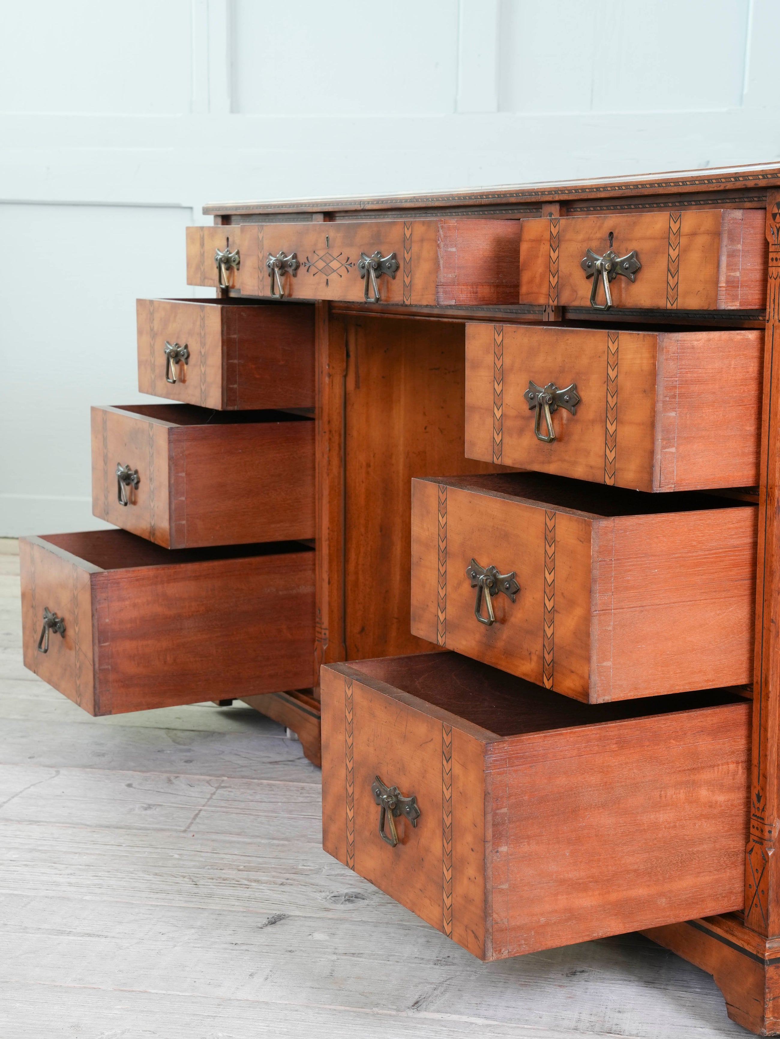 A 19th Century Heal & Son Kneehole Desk